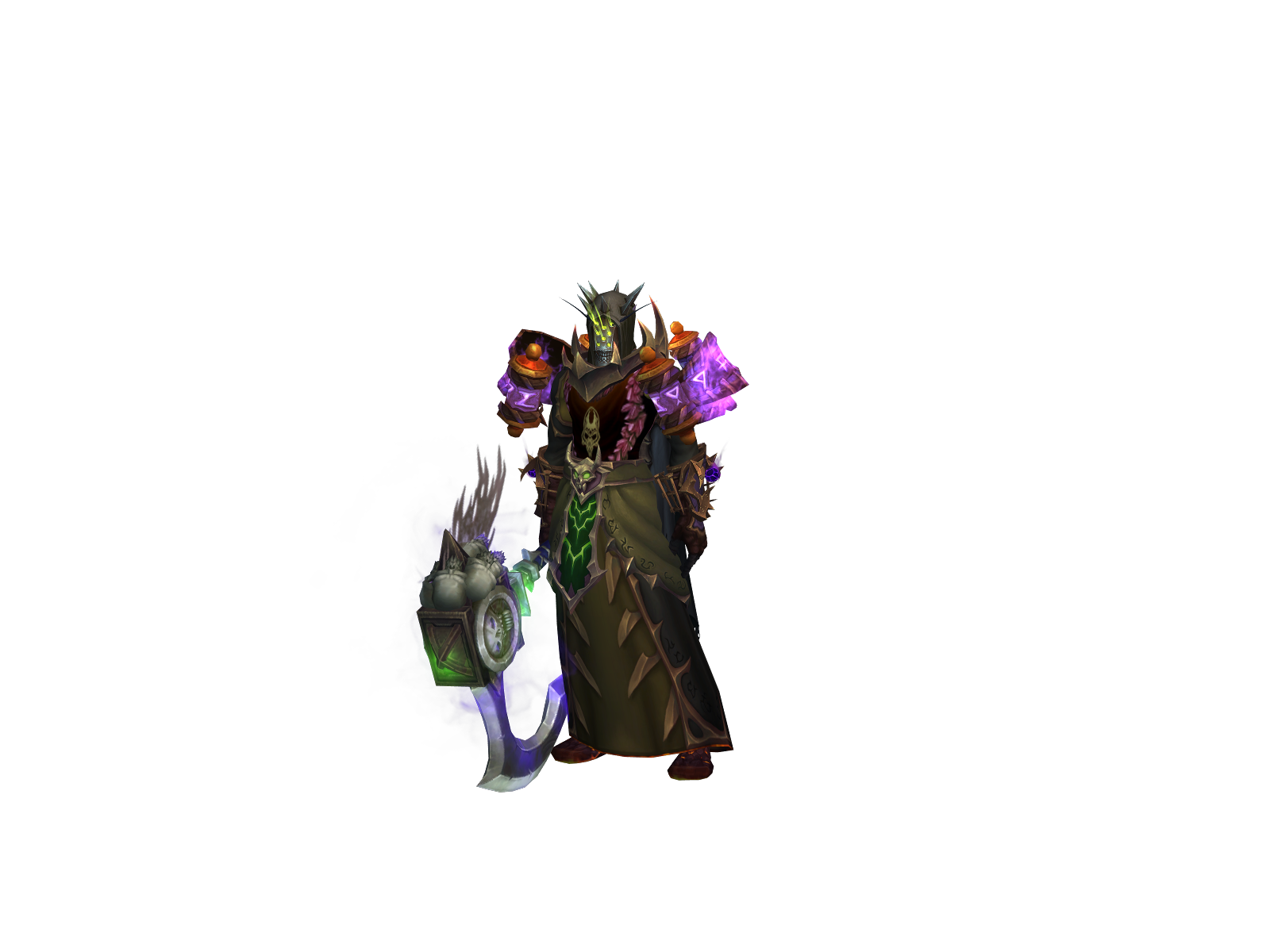 Kaelgrimoire 3D character render
