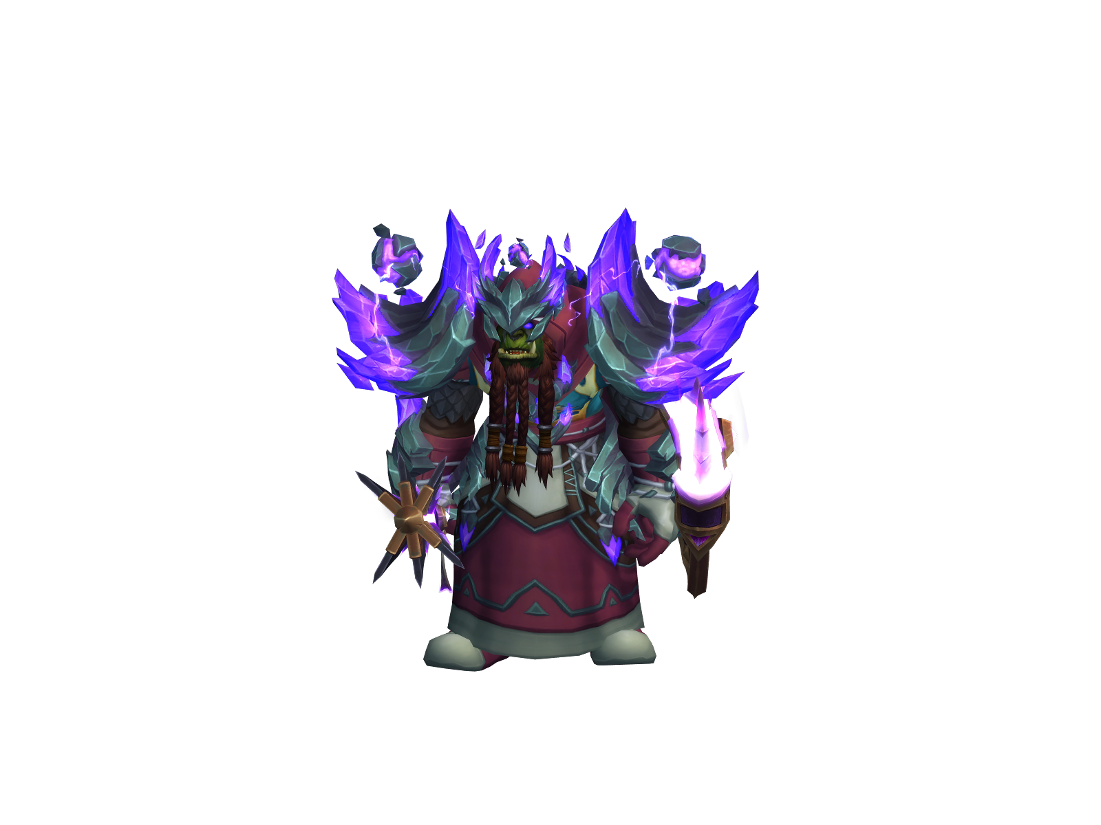 Gustover 3D character render