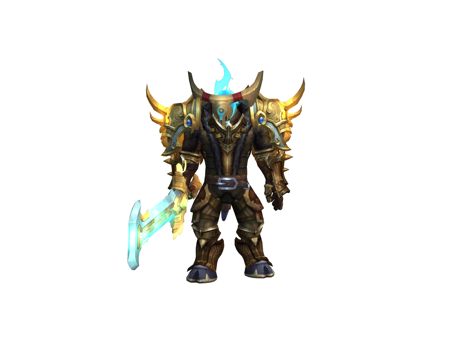 Kickuaxe 3D character render