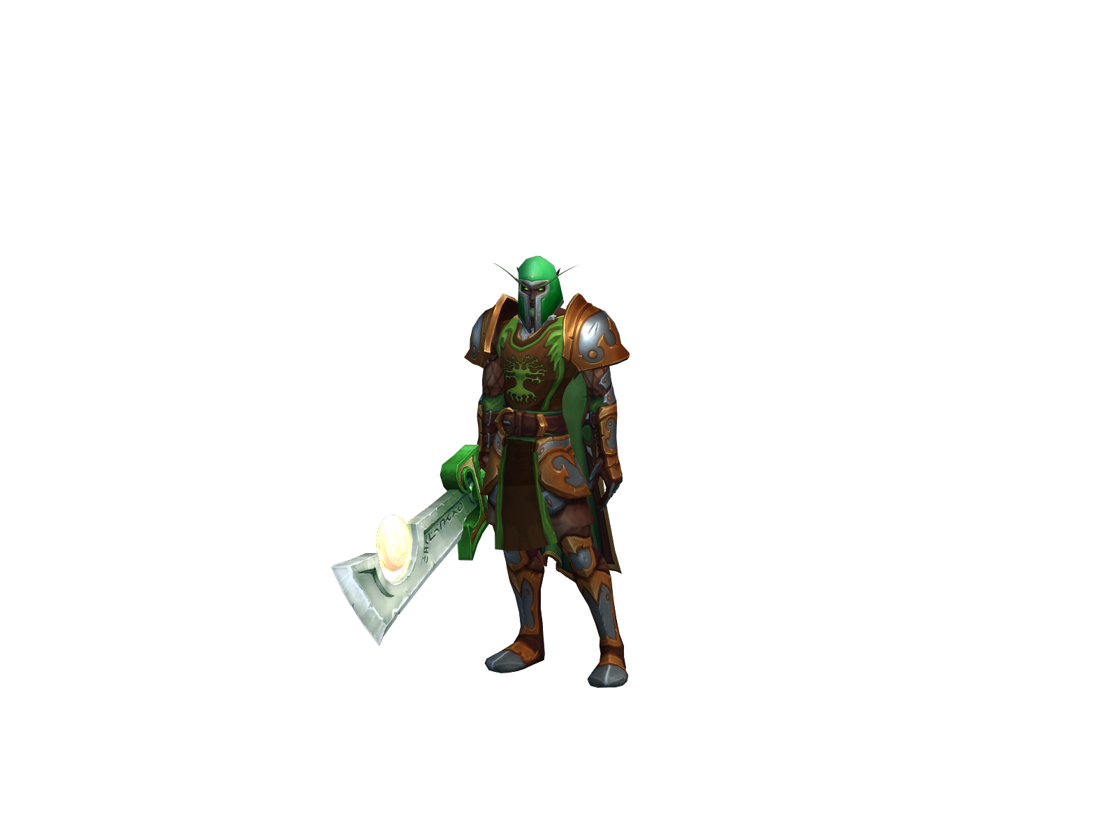 Evanrion 3D character render