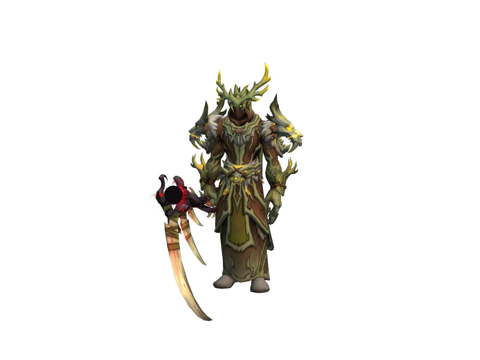 Druidjh 3D character render