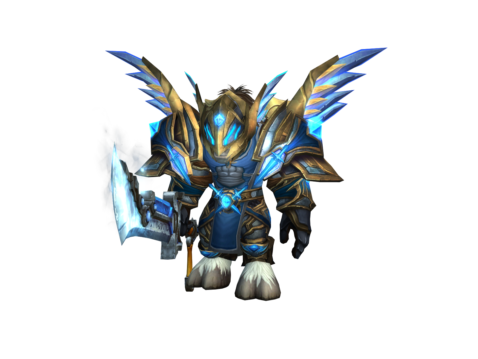 Rohpaladin 3D character render