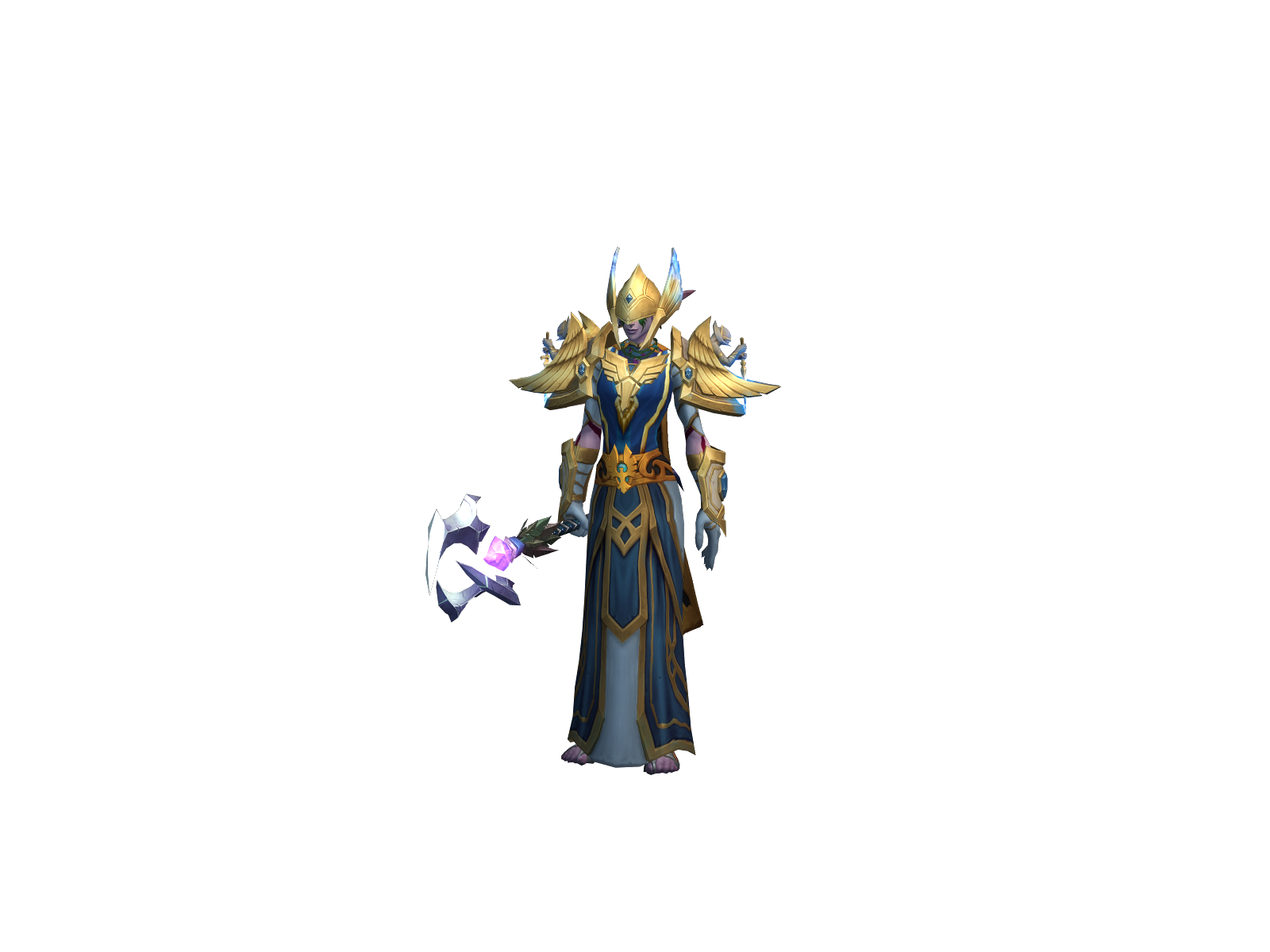 Deerpriest 3D character render