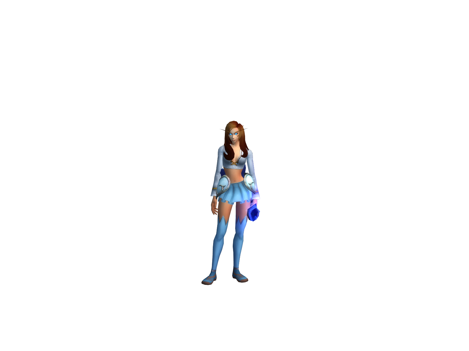 Mysterrious 3D character render