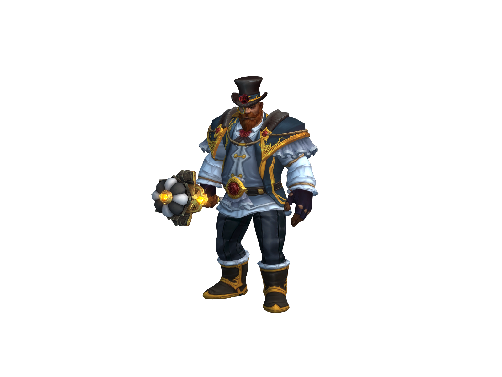 Grómar 3D character render