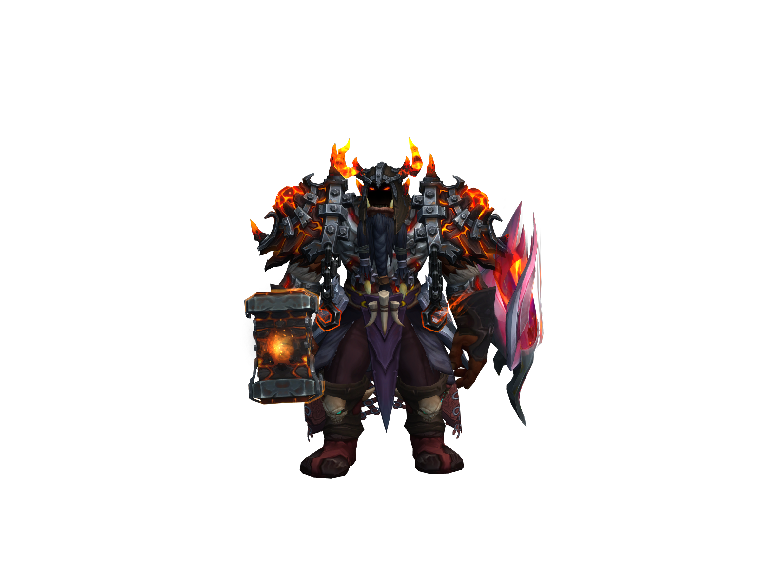Rocksha 3D character render