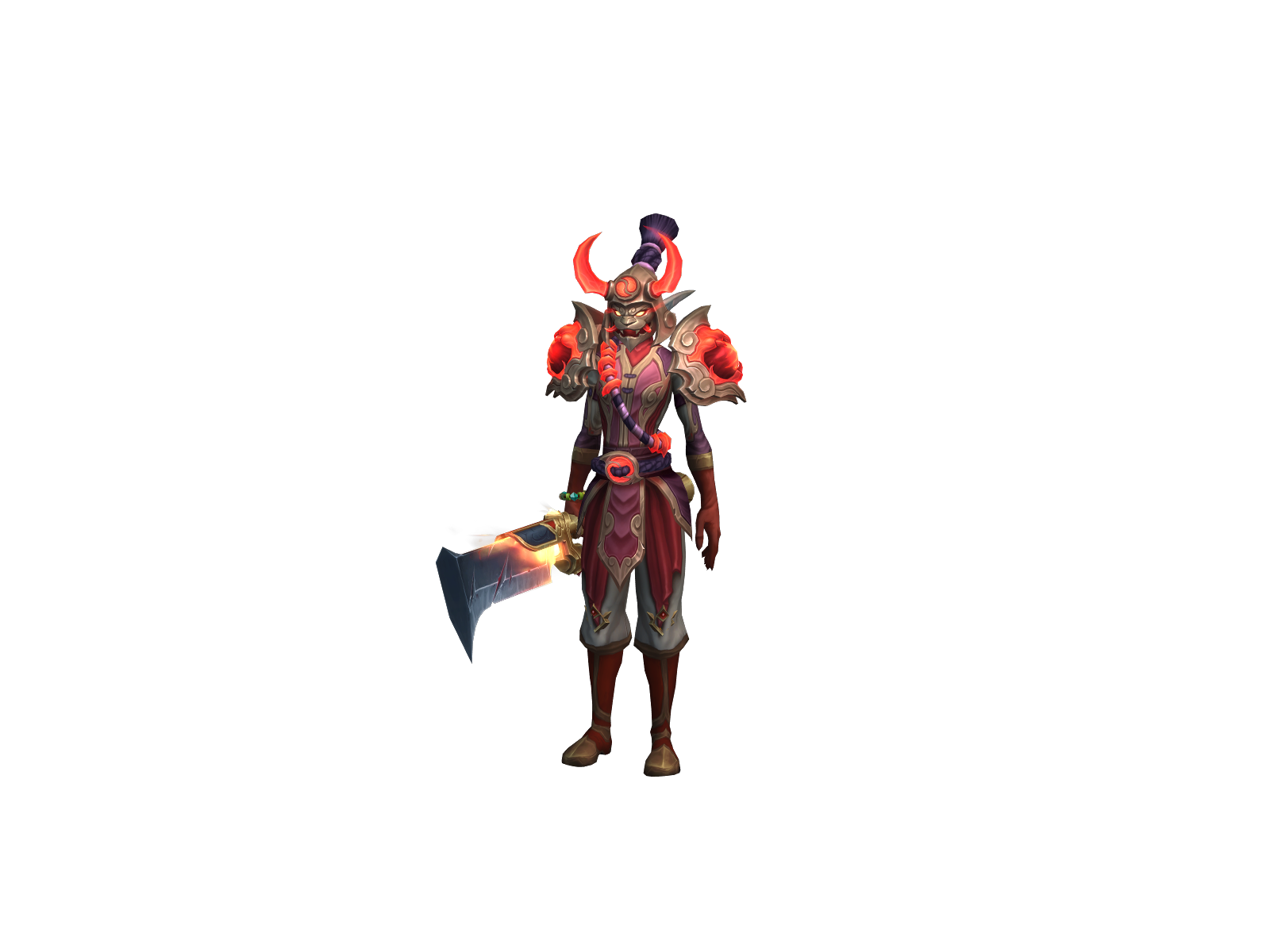Samonki 3D character render