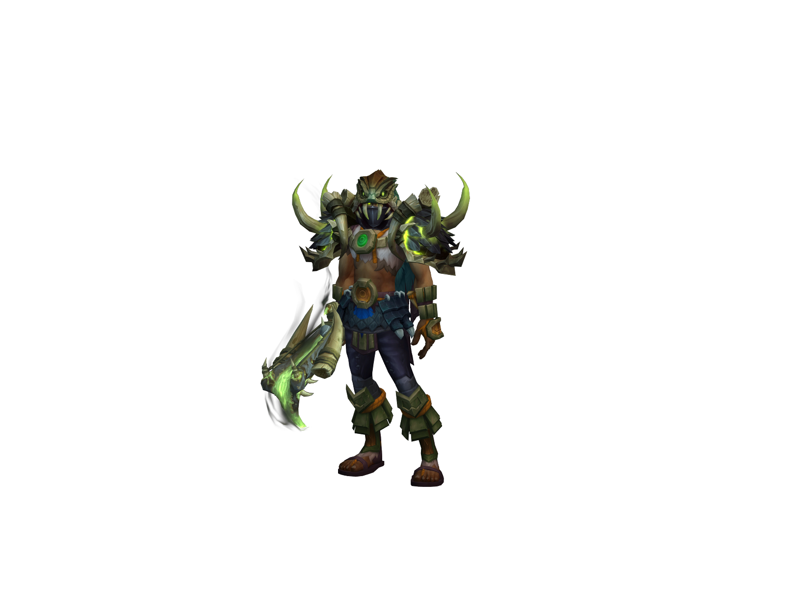 Daganay 3D character render