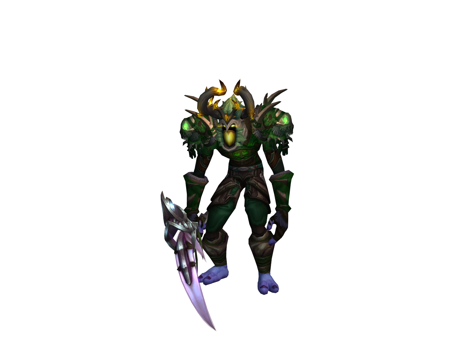 Reefur 3D character render