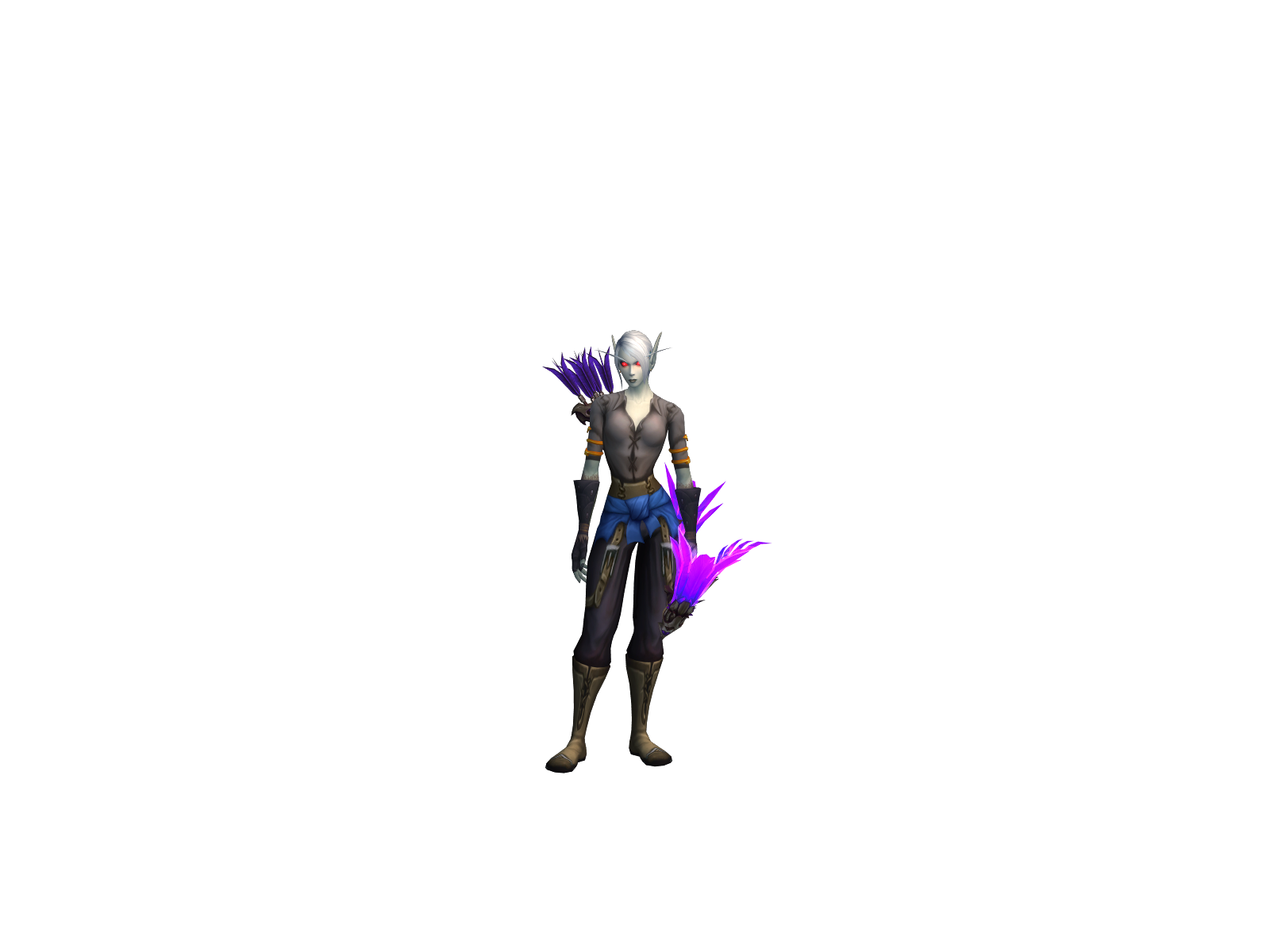 Gwënna 3D character render
