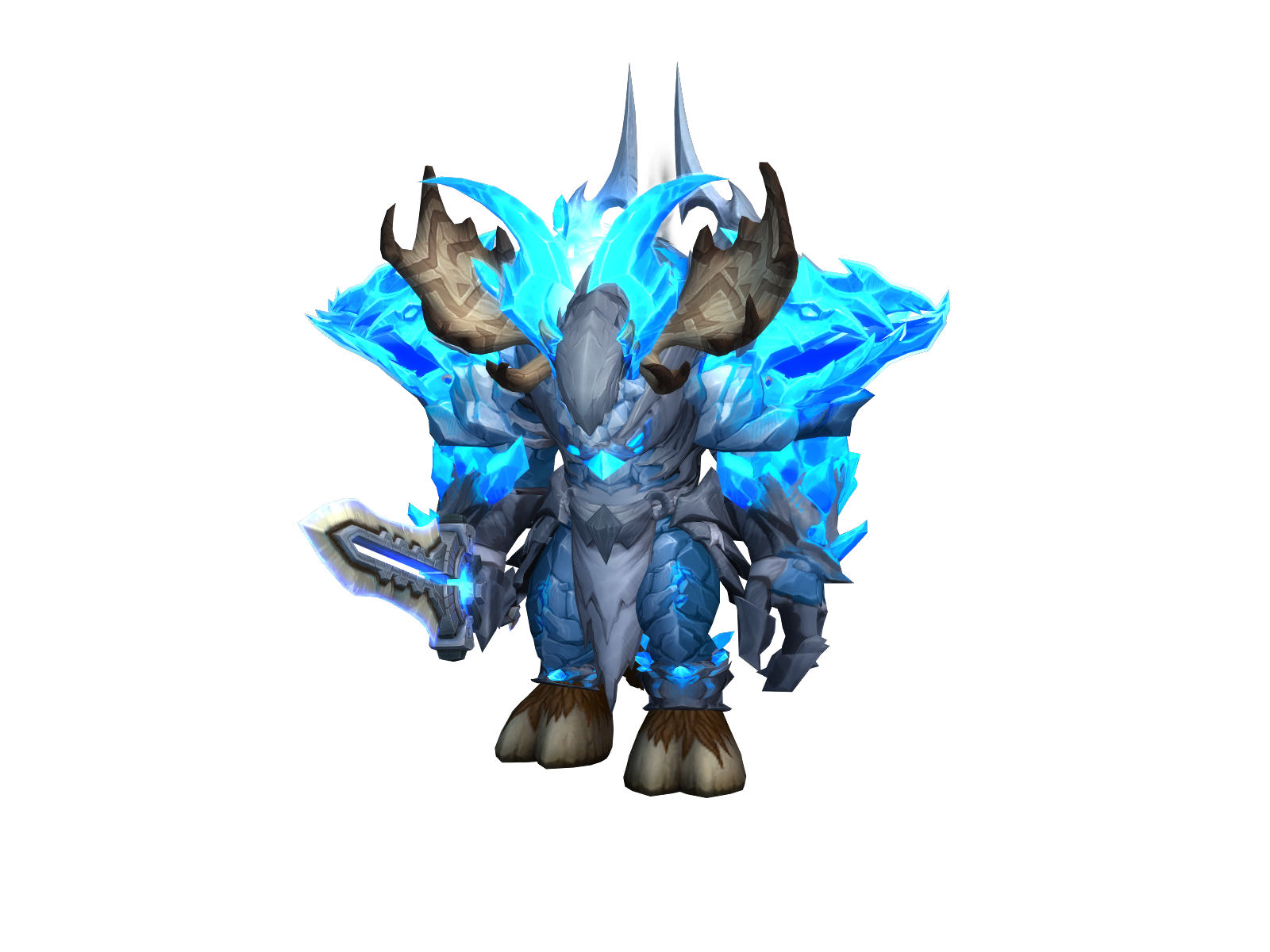 Silenthree 3D character render