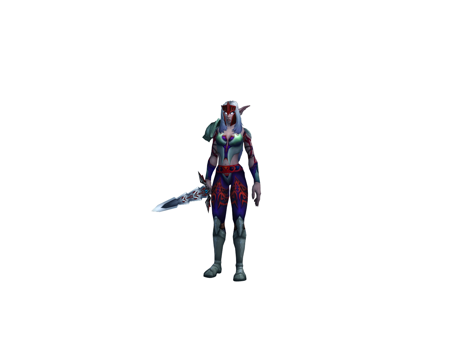 Isku 3D character render