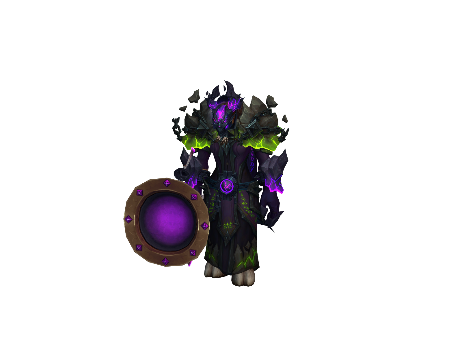 Cowhorn 3D character render
