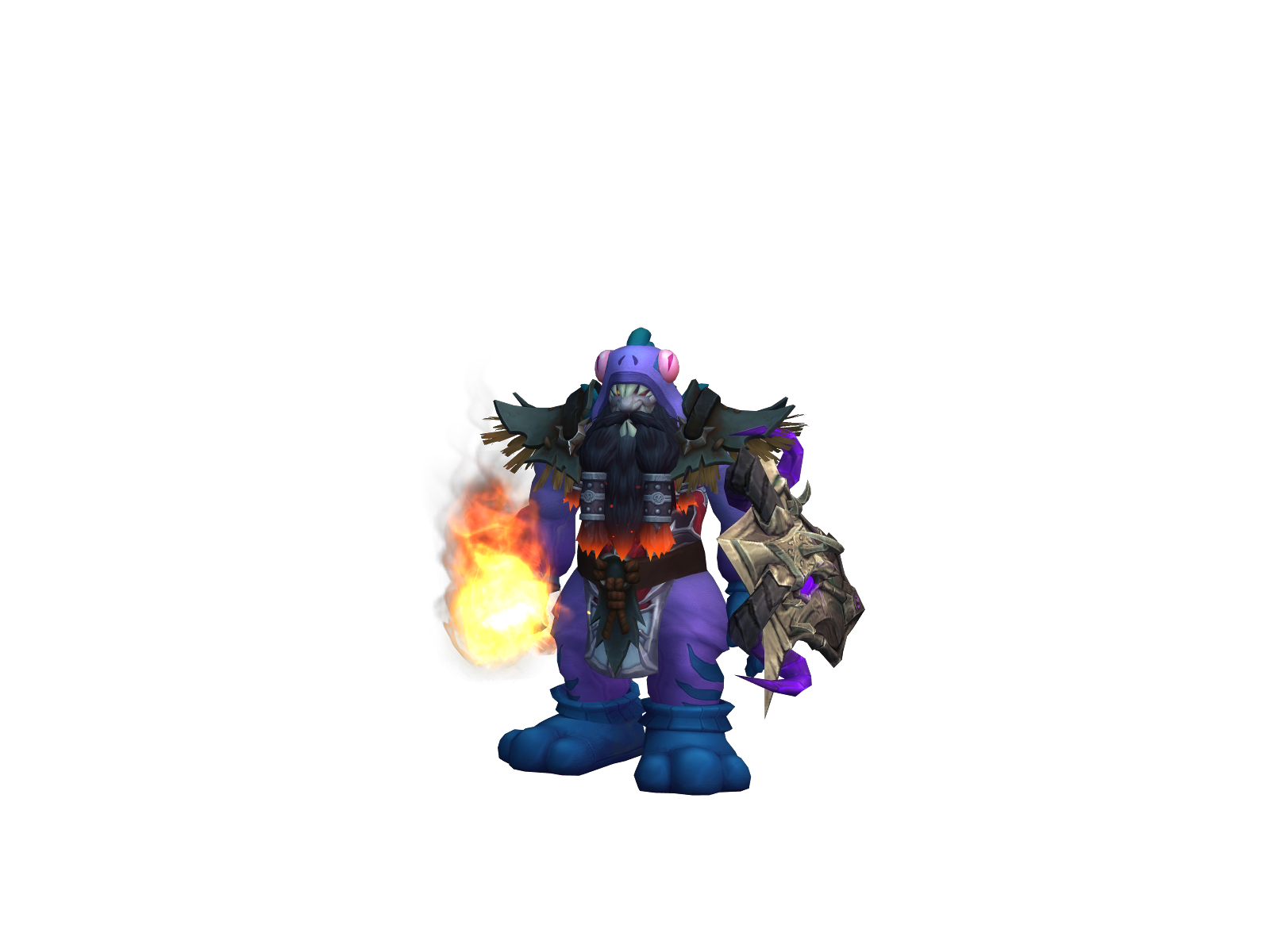 Bigacetotems 3D character render