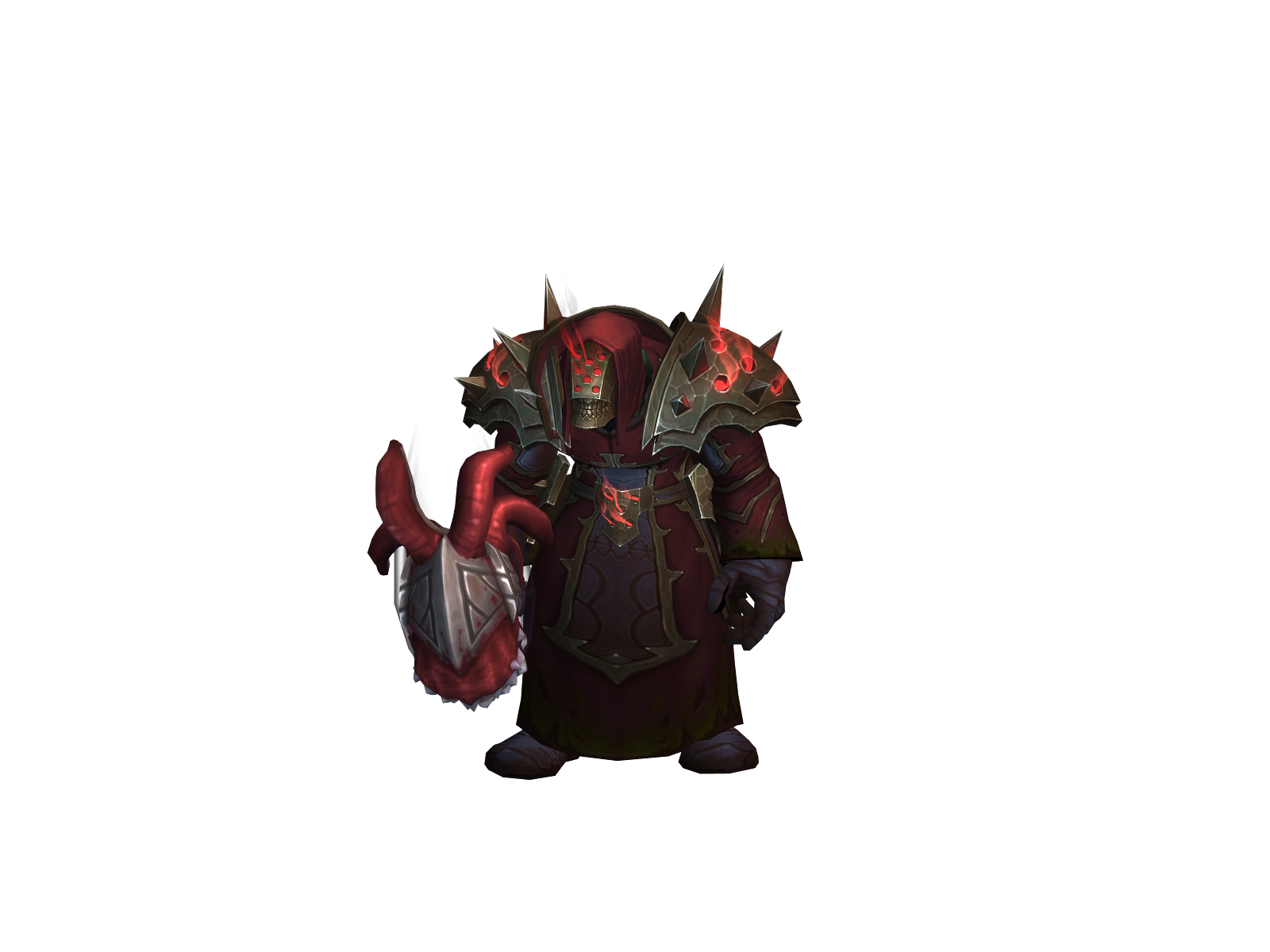Demonicshart 3D character render