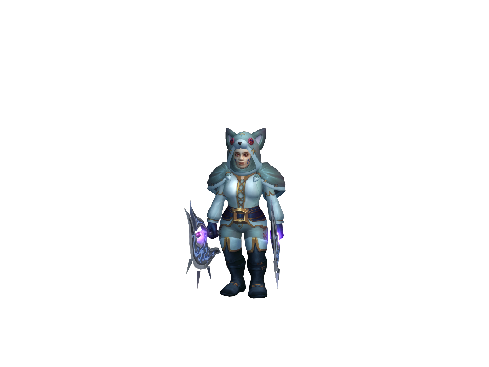 Flosses 3D character render