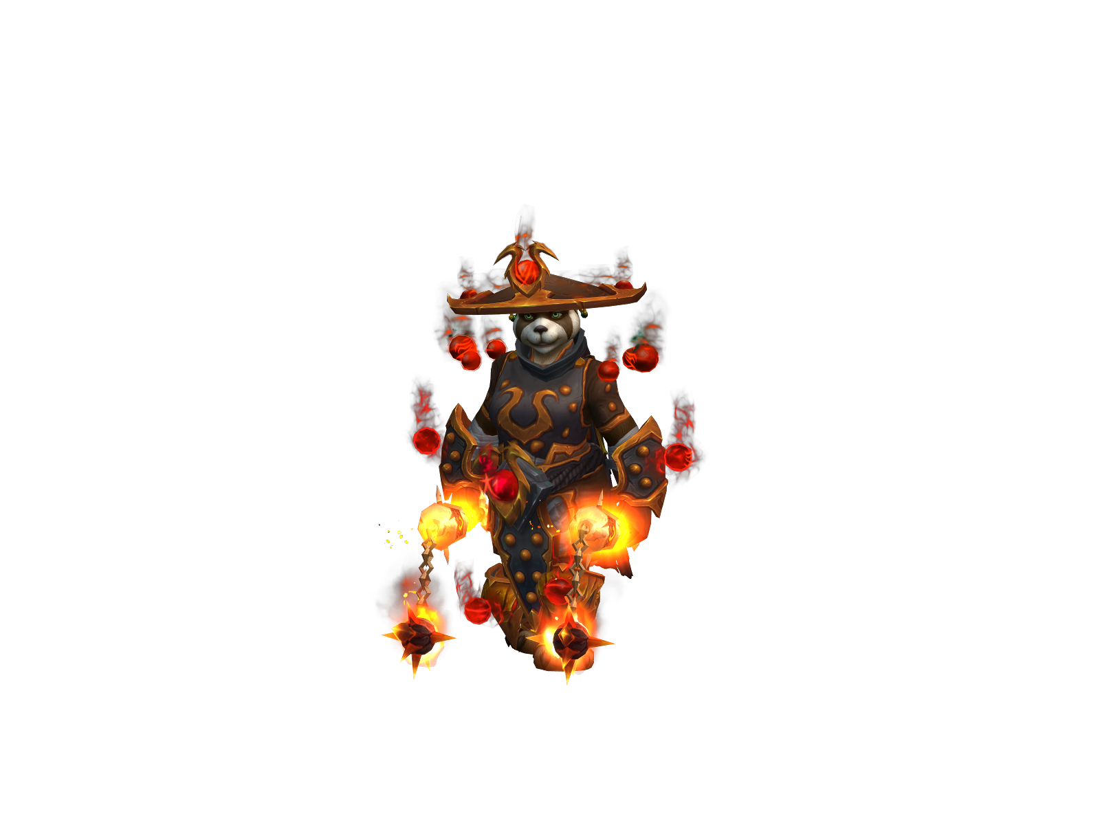Pòe 3D character render