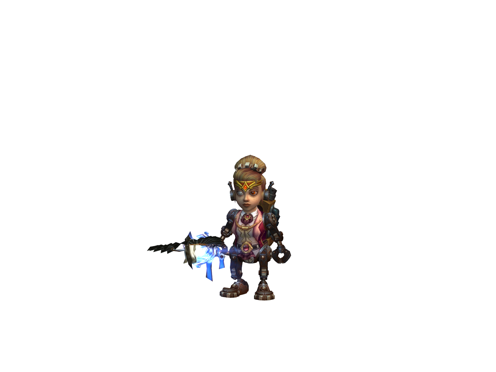 Meteordoll 3D character render