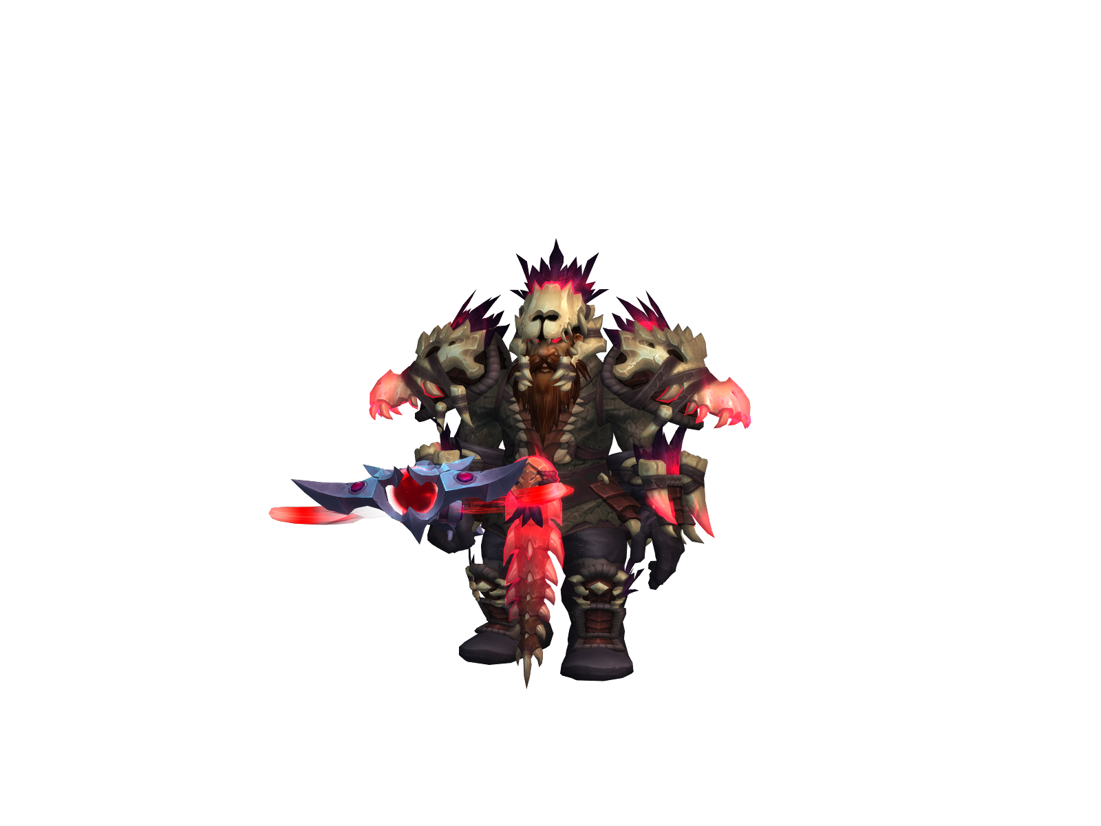 Brawnslaught 3D character render