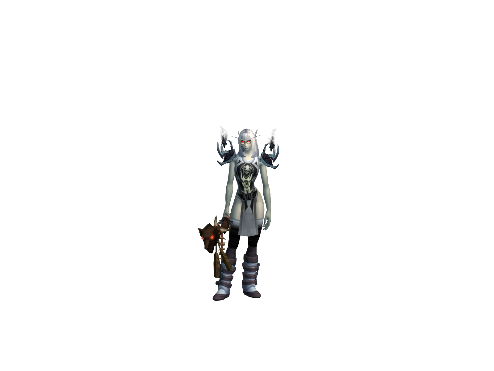 Gnossi 3D character render
