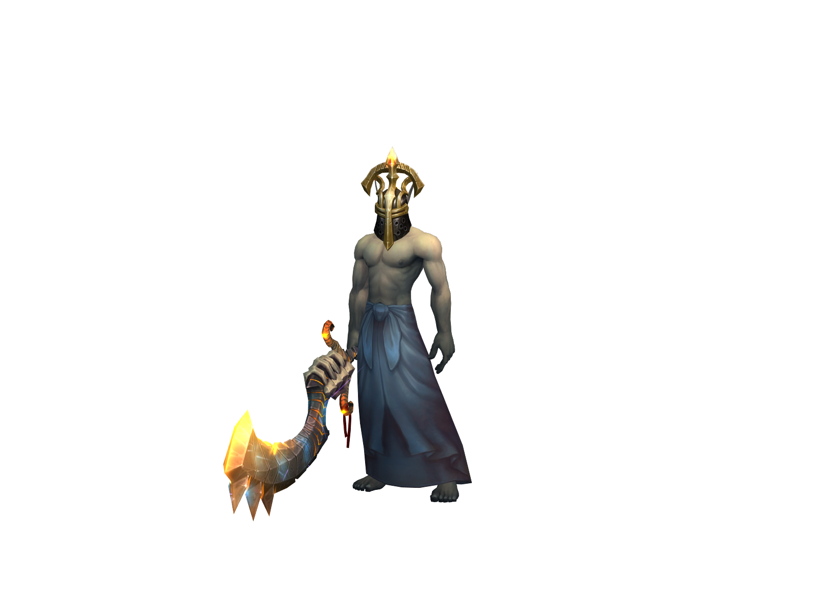 Unholywater 3D character render