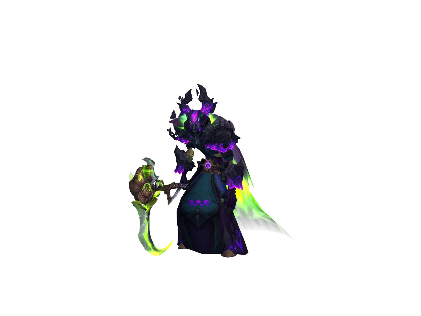 Chaosface 3D character render