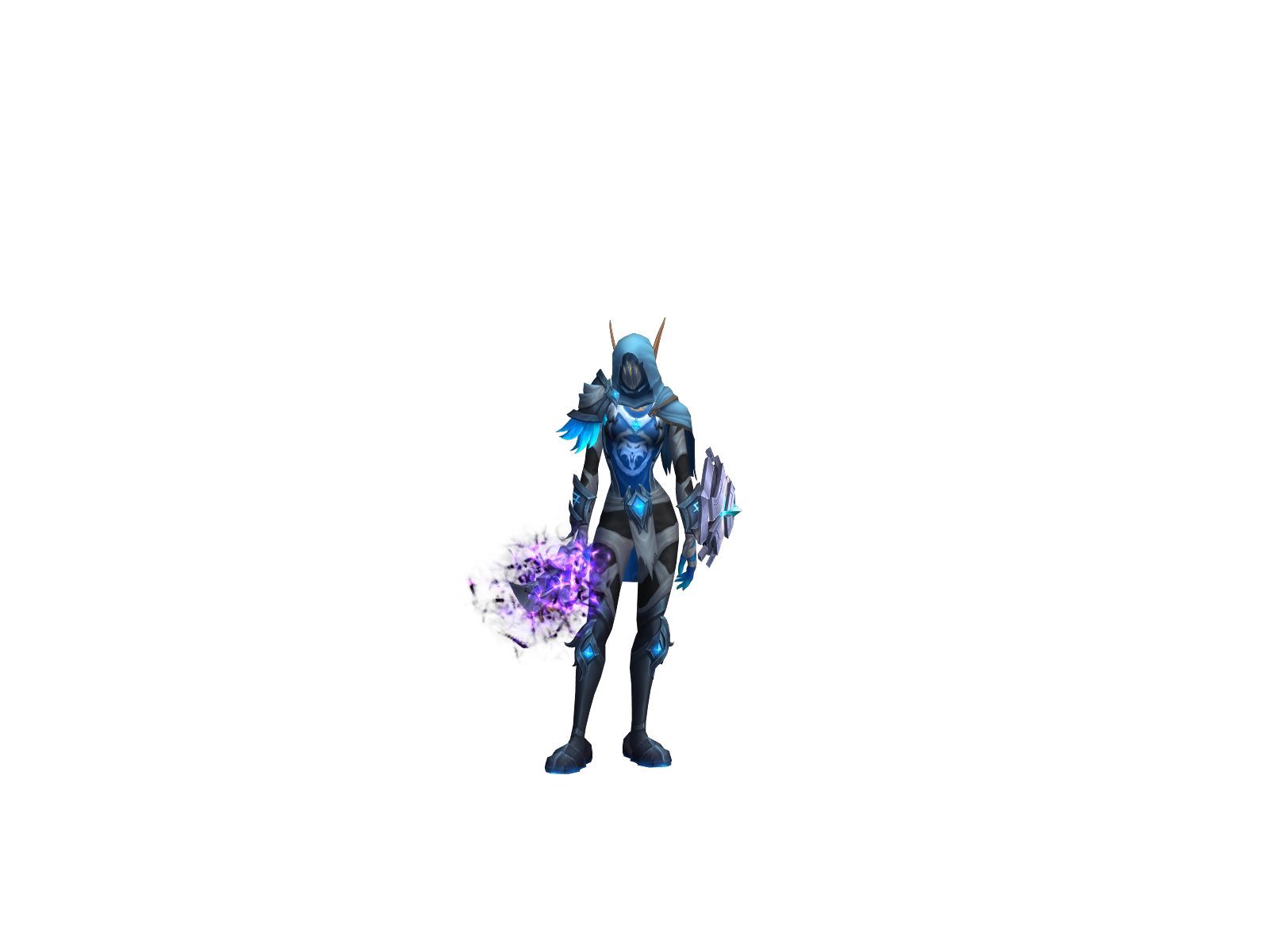 Blightles 3D character render