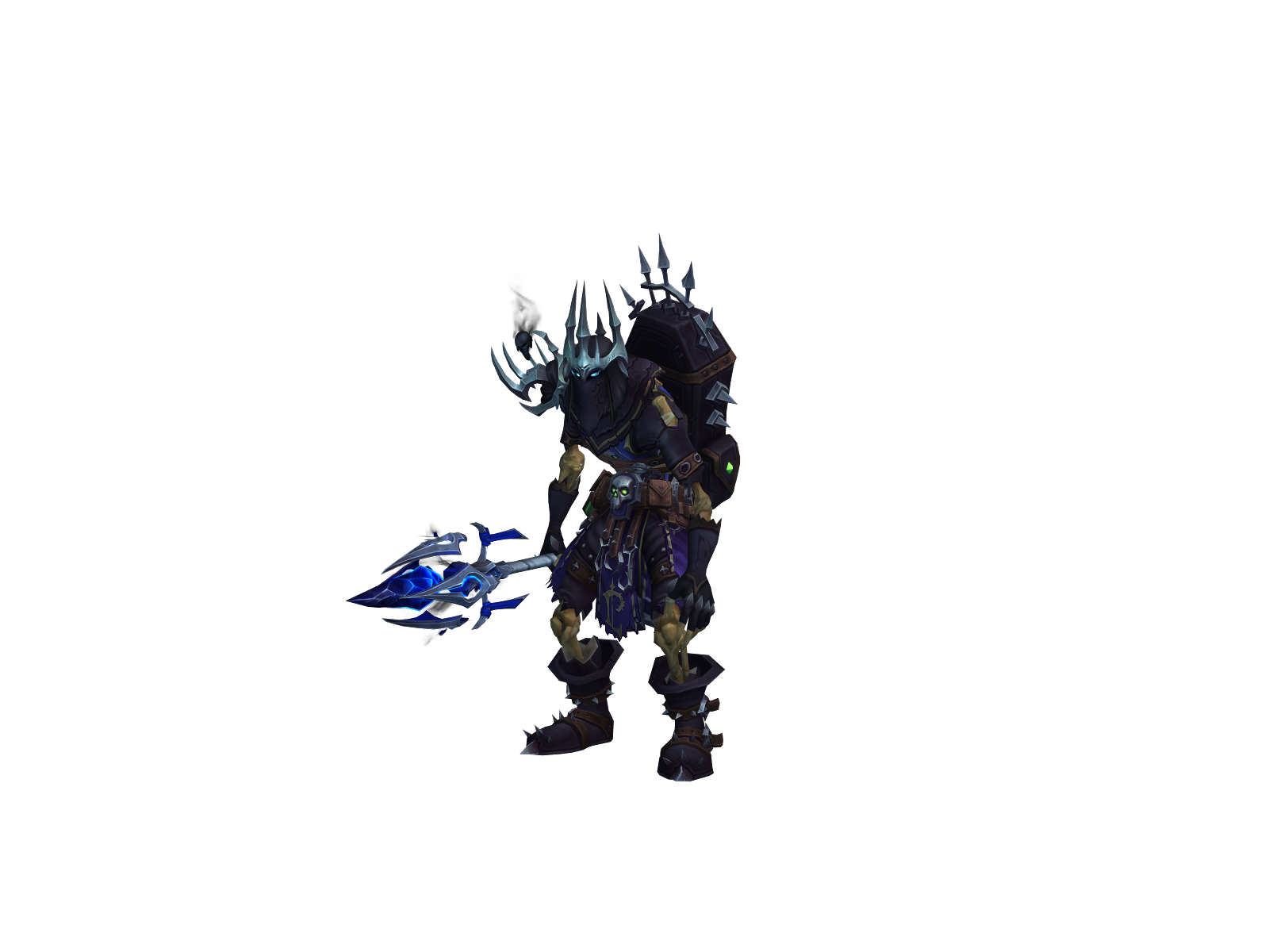 Bluesfrost 3D character render