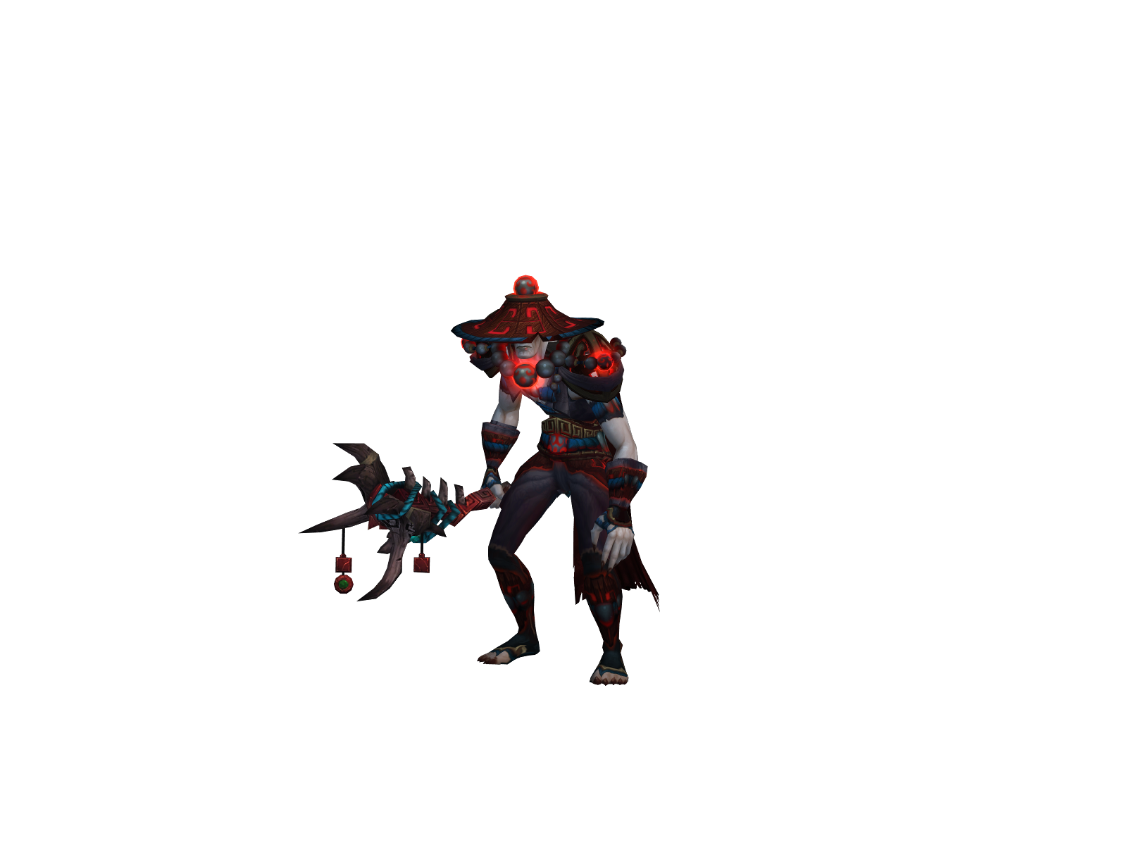 Fallett 3D character render