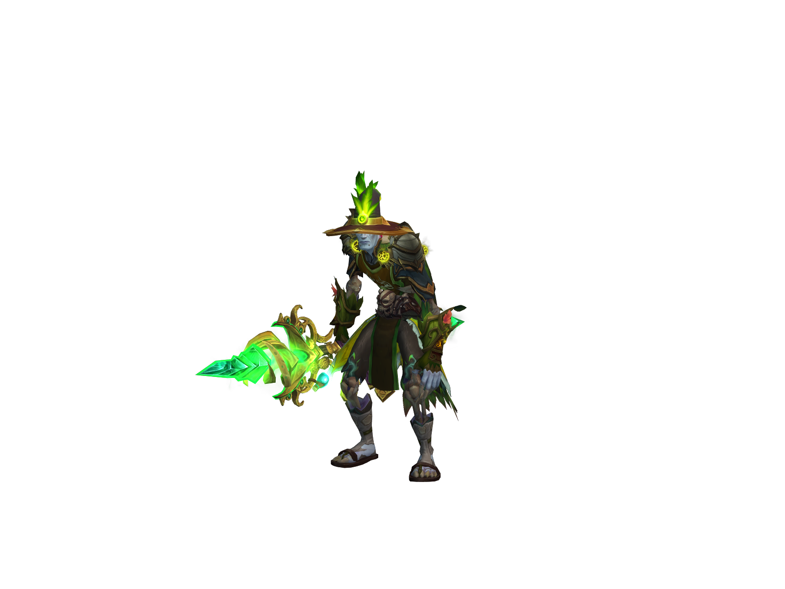 Fraile 3D character render