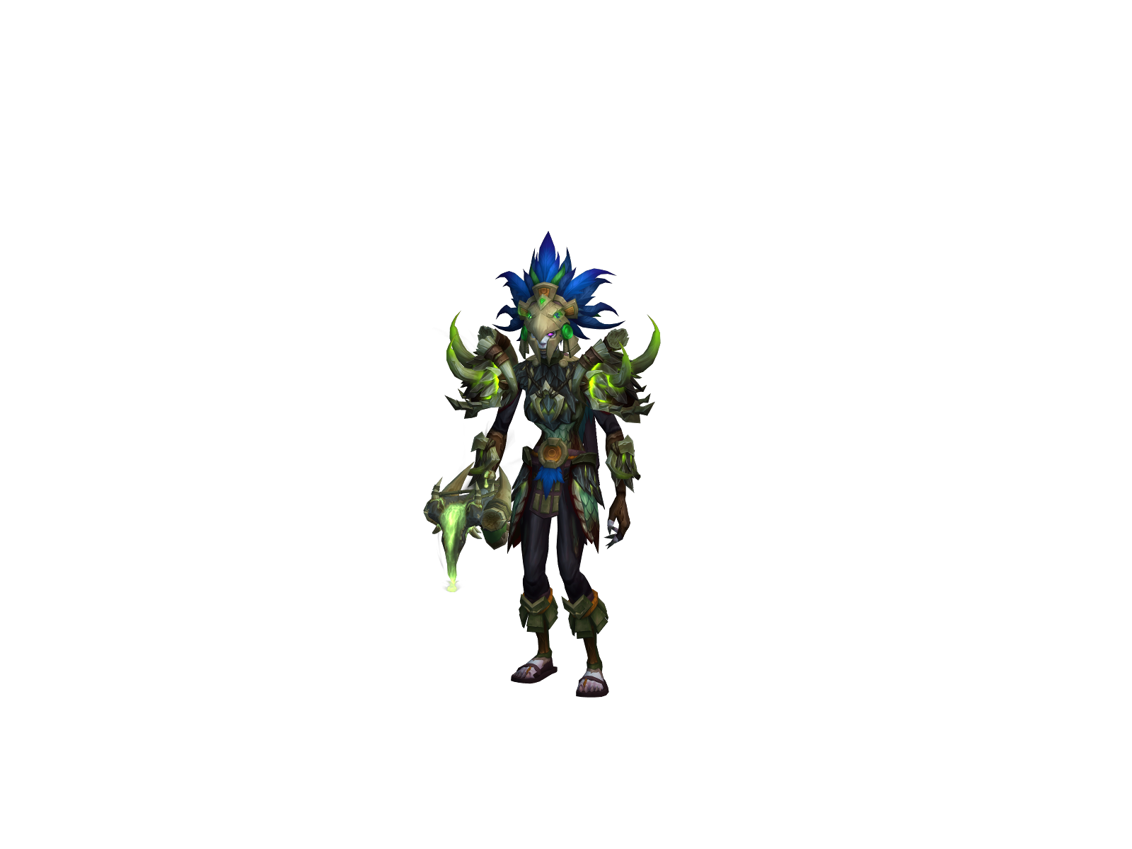 Yackpack 3D character render