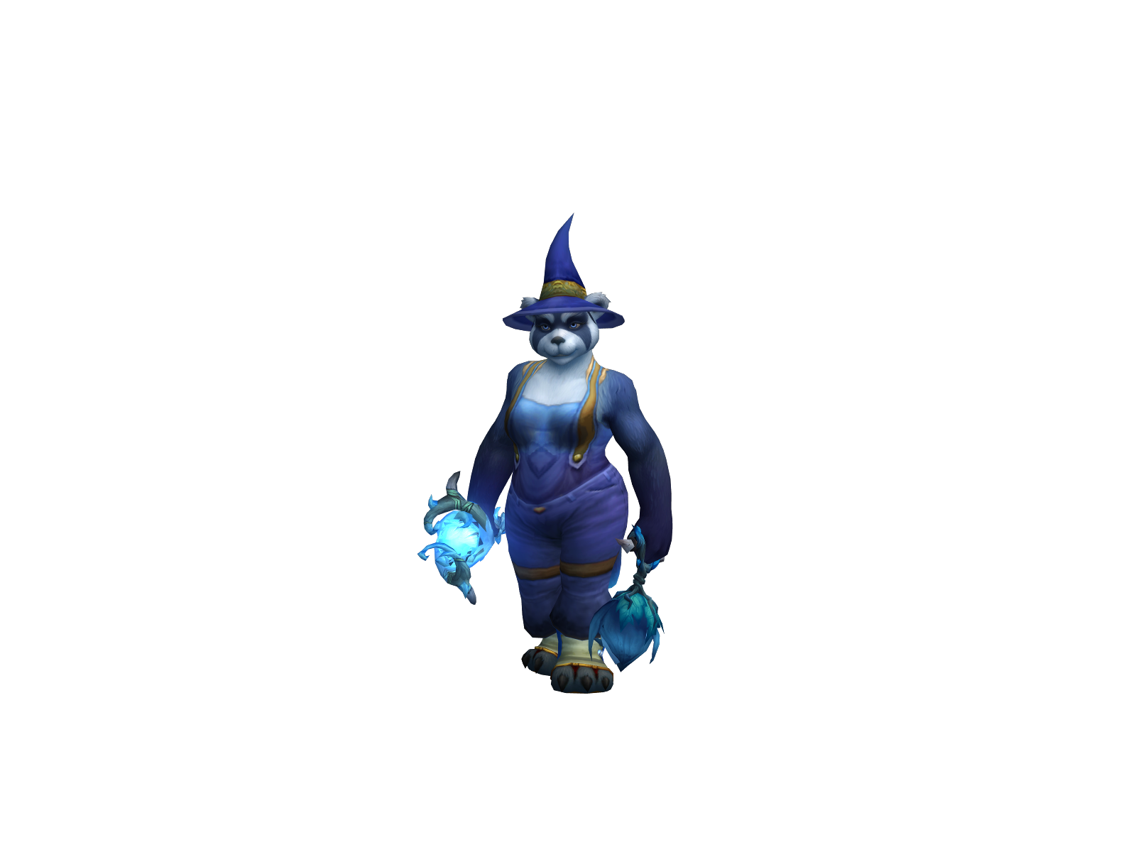 Pookiepanda 3D character render