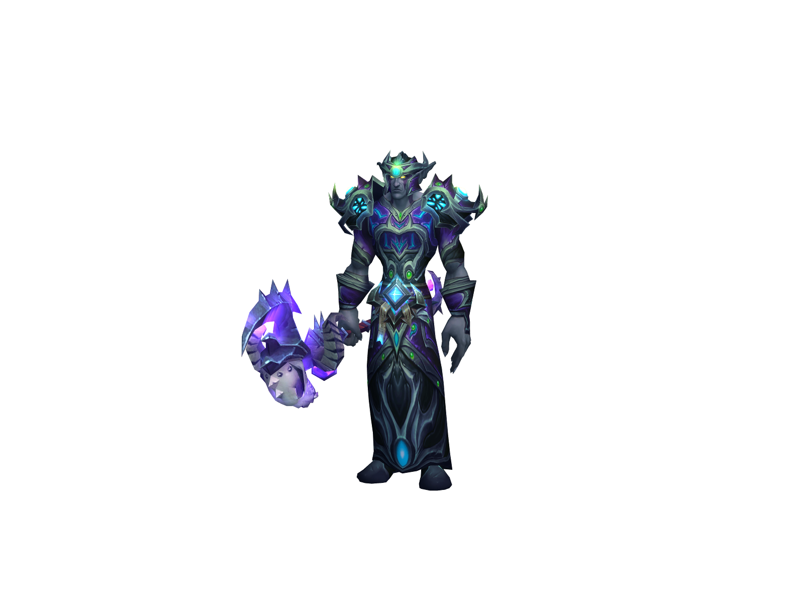 Purpghost 3D character render