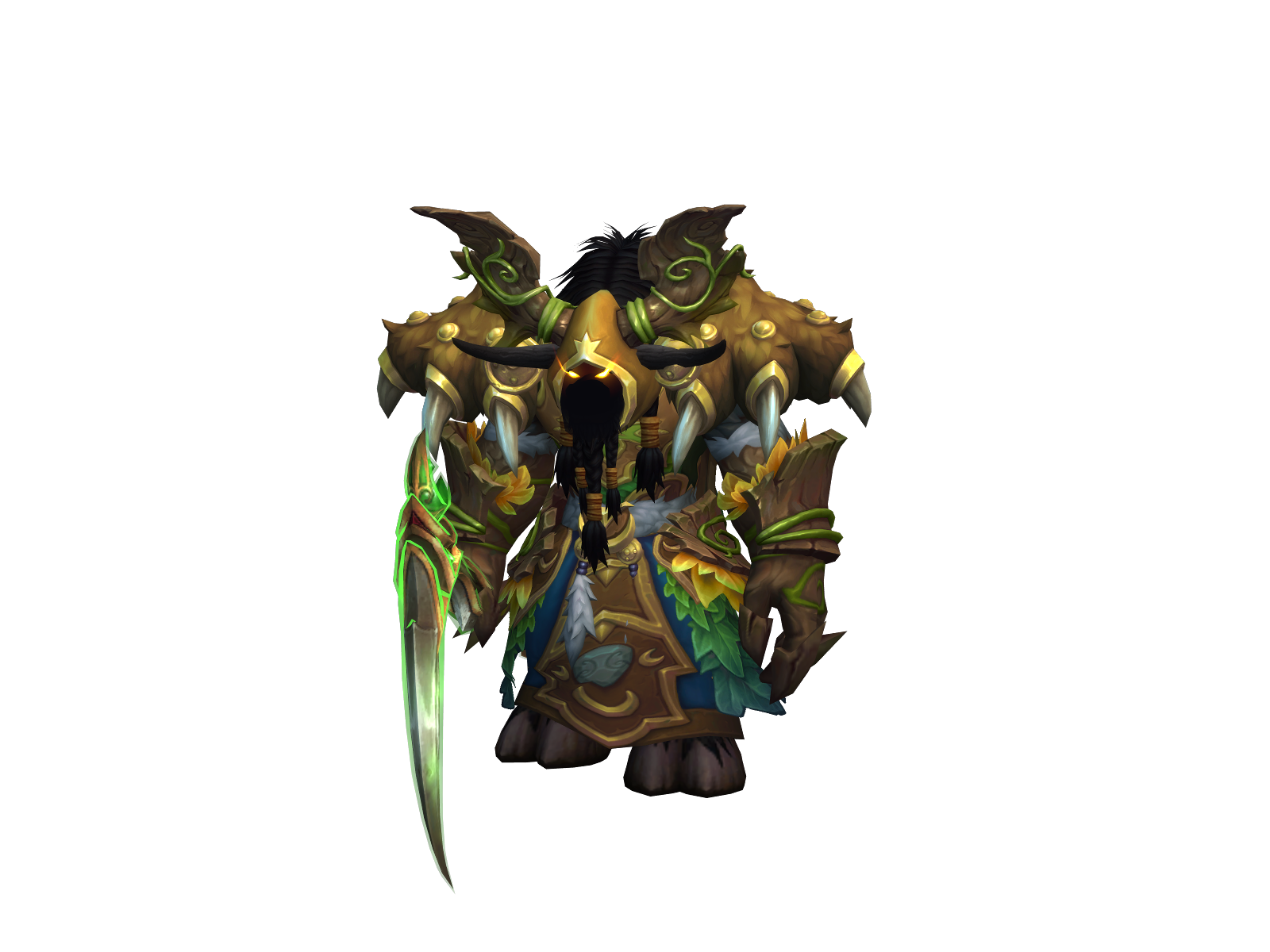 Grates 3D character render