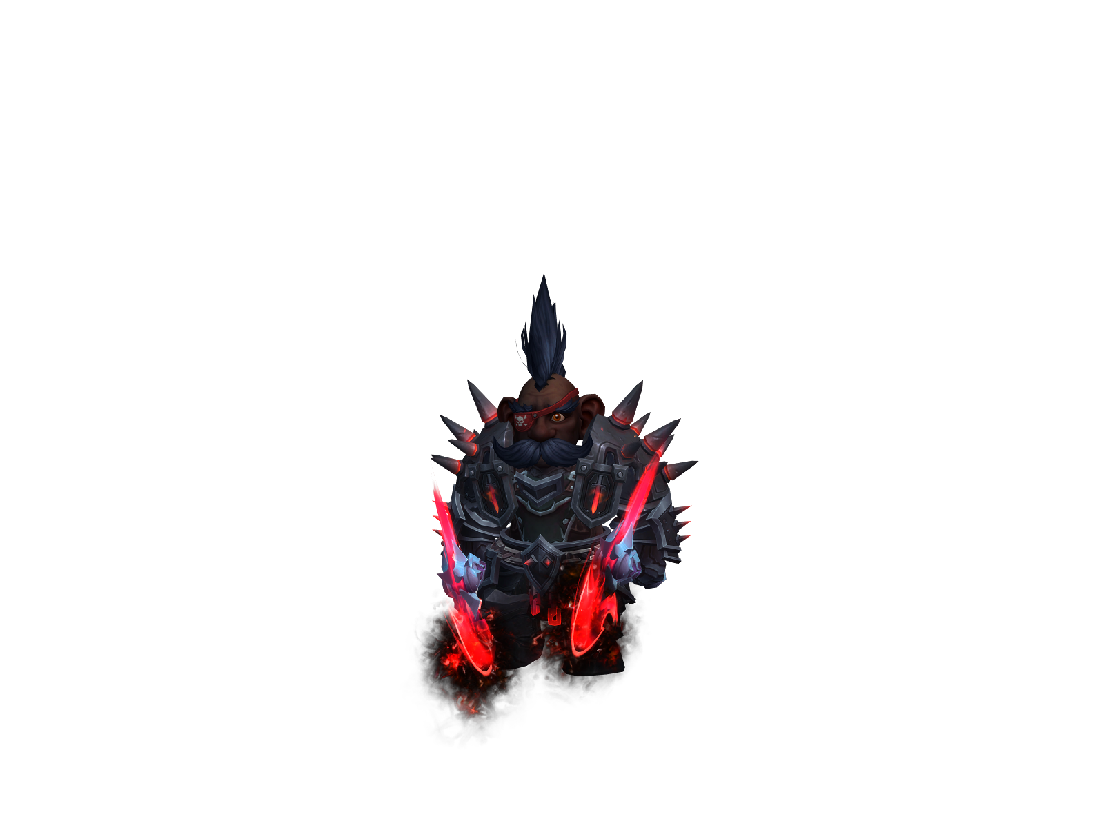 Massiveblåck 3D character render