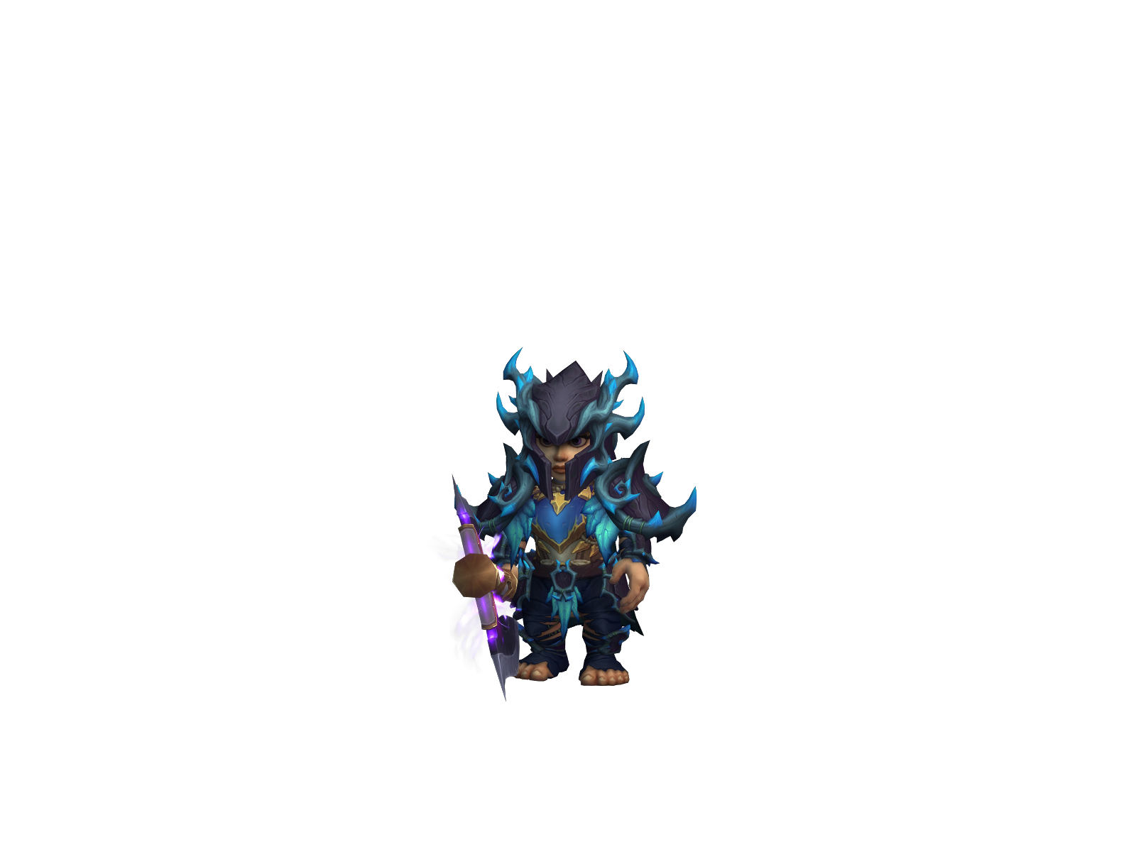 Dàm 3D character render