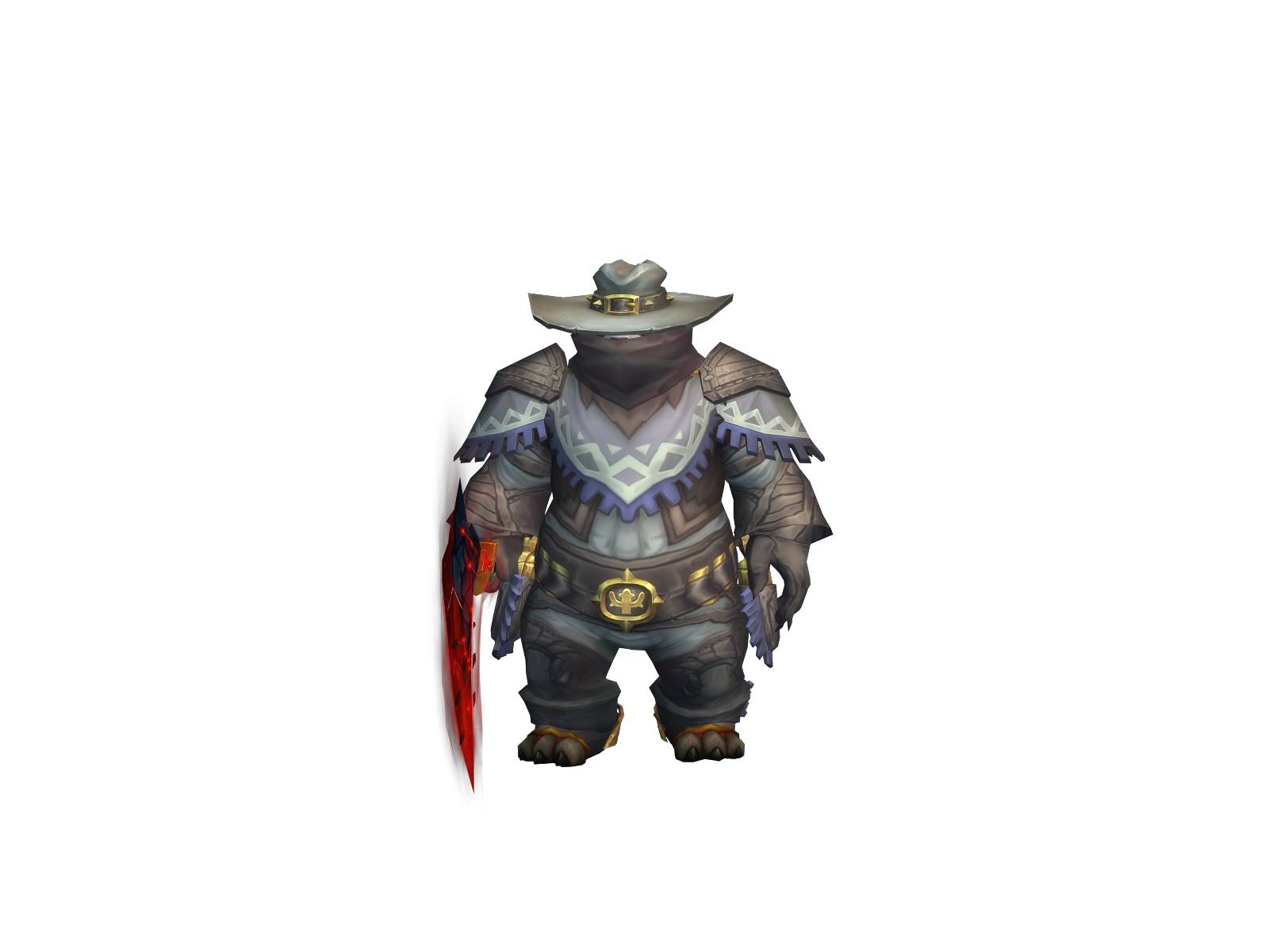 Sacredkecti 3D character render