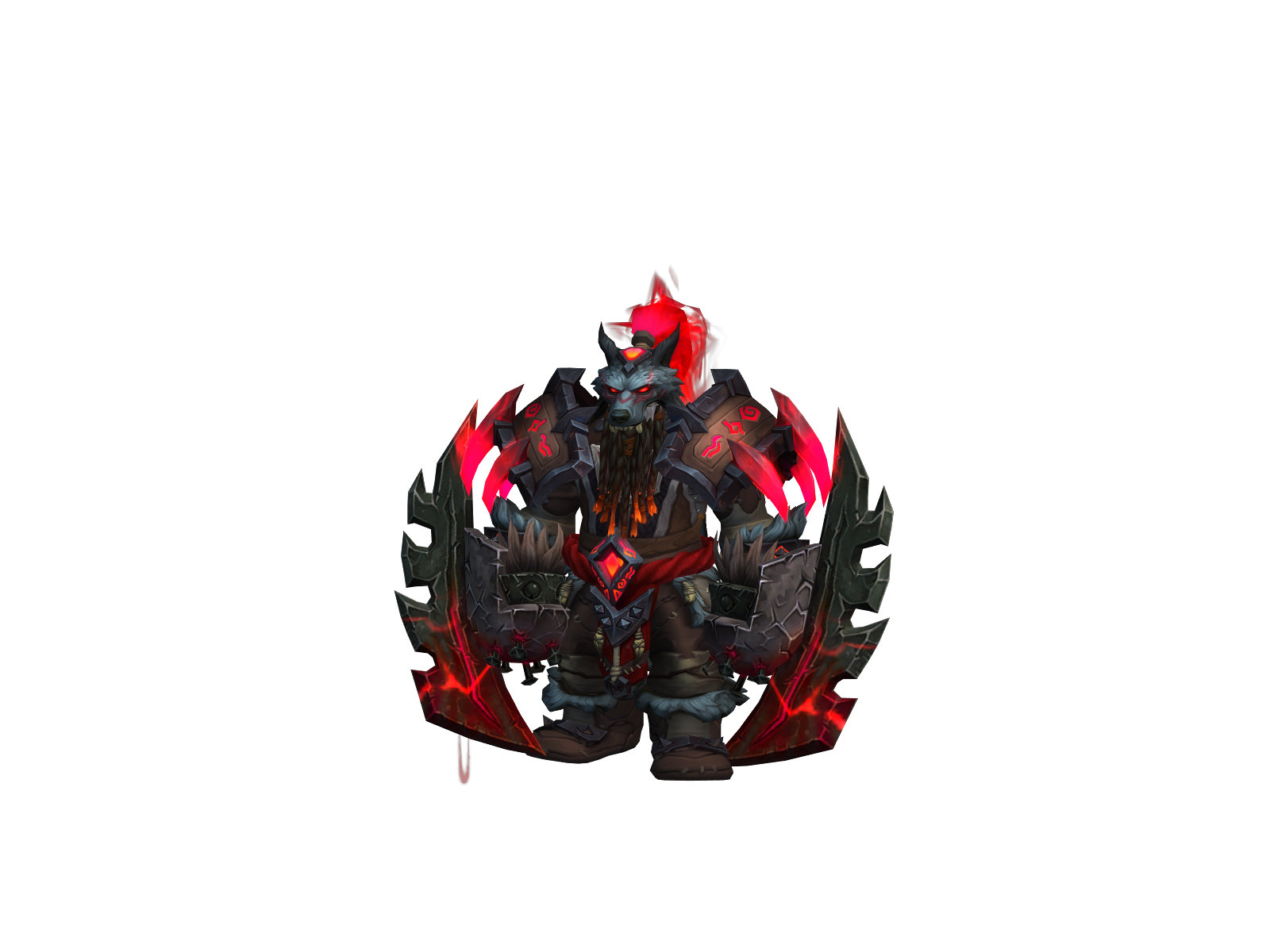Hotlavaspew 3D character render