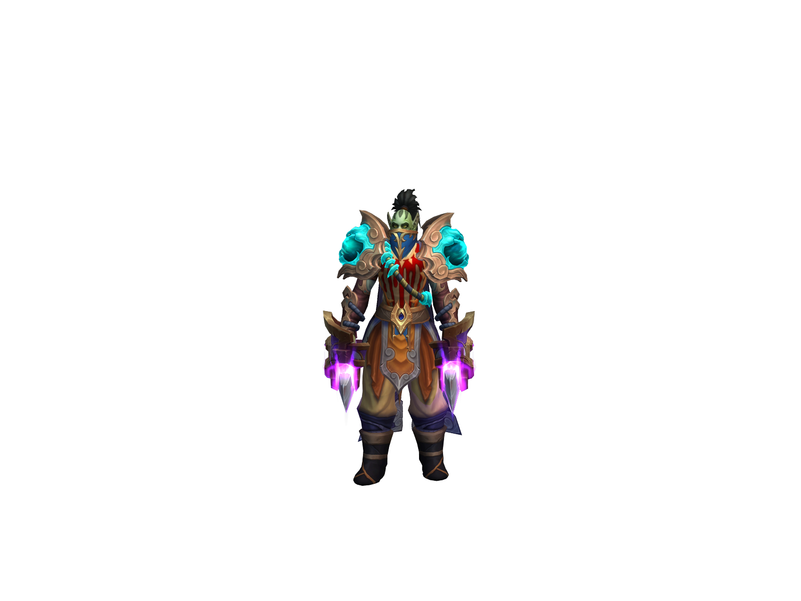 Stormclout 3D character render