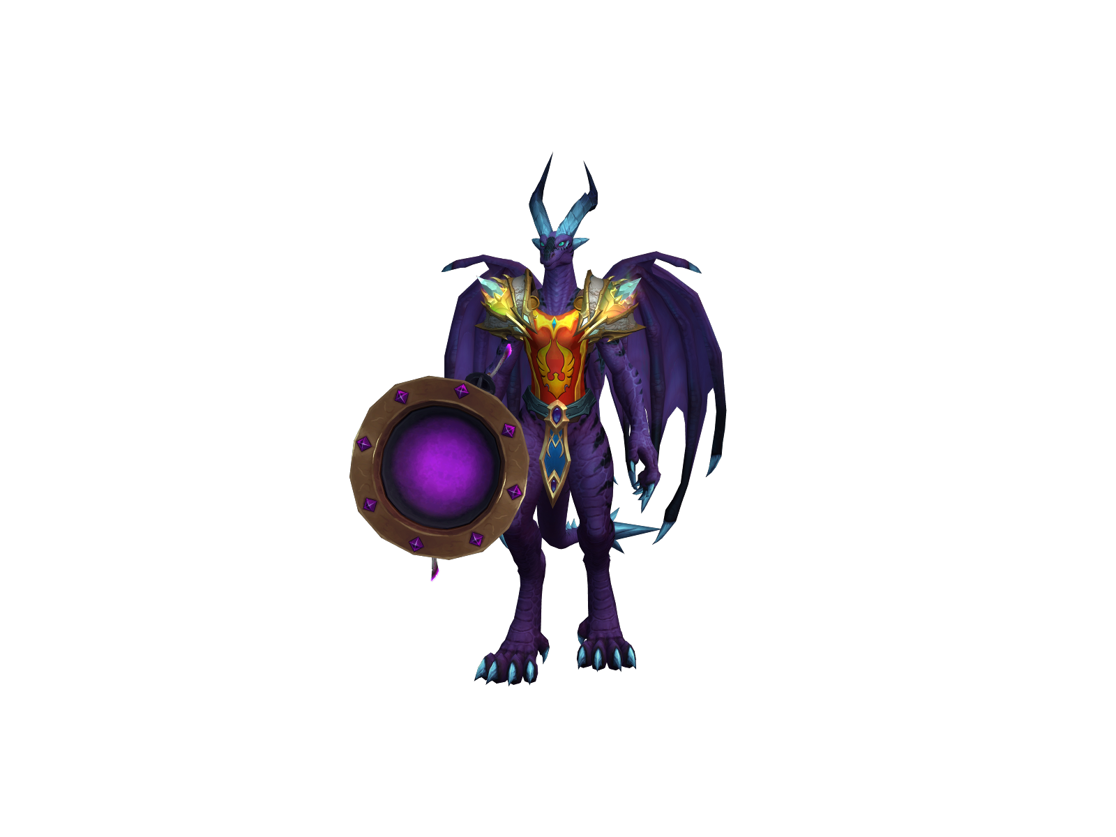Twohornedup 3D character render
