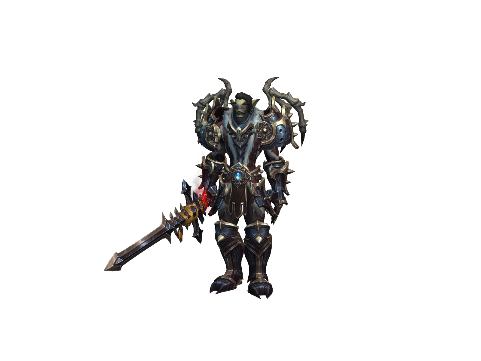 Poonmachine 3D character render