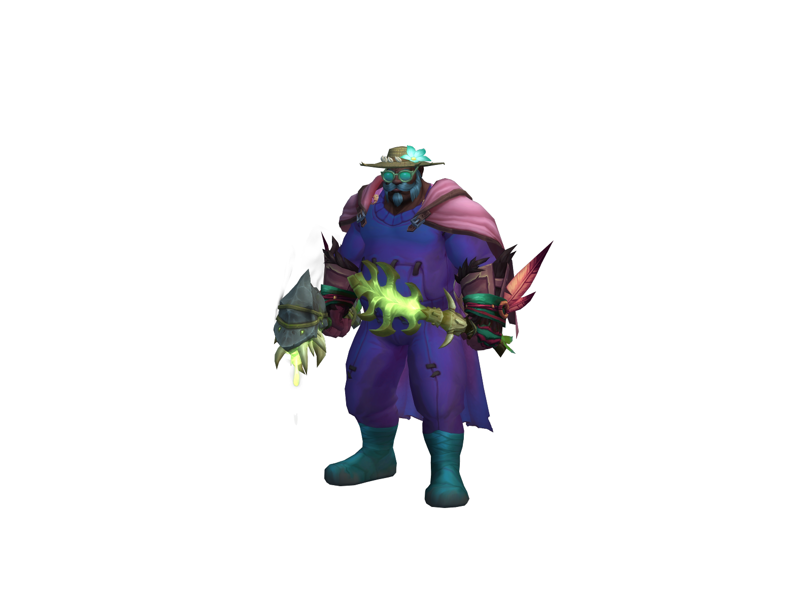 Tummydrum 3D character render