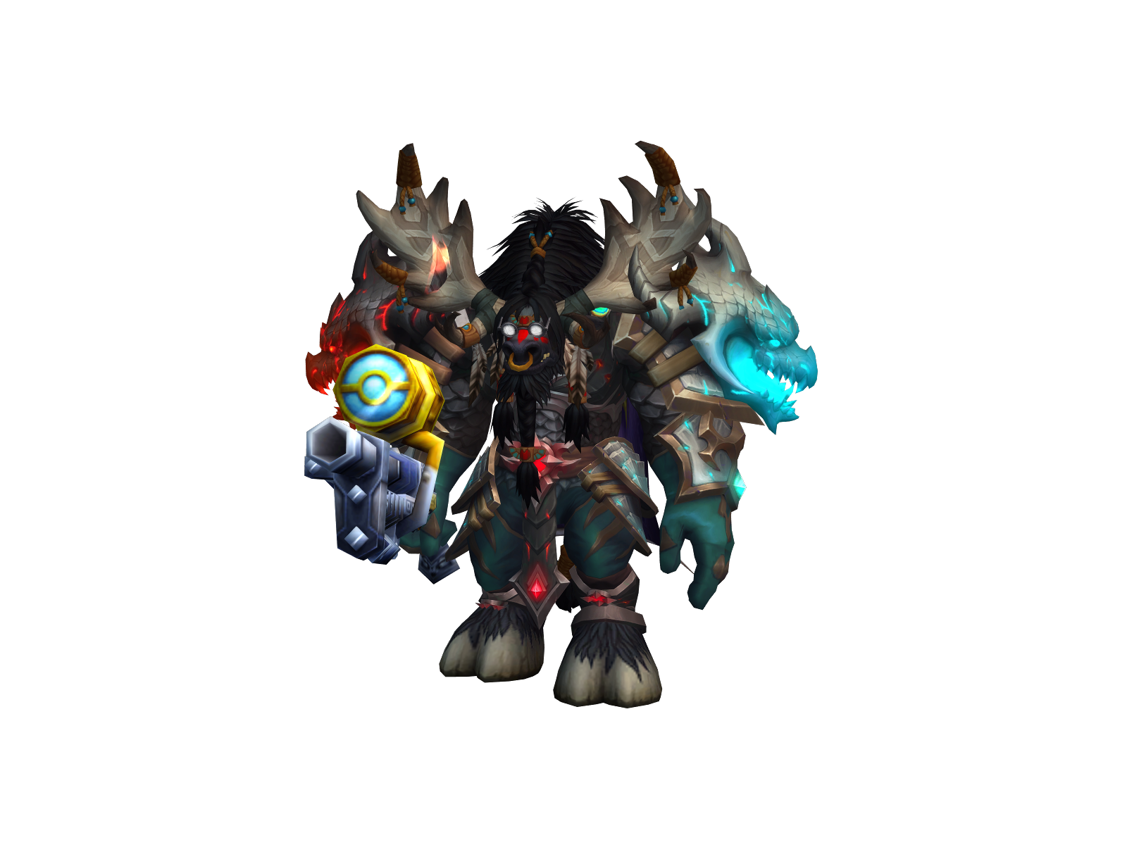 Afkcowjr 3D character render