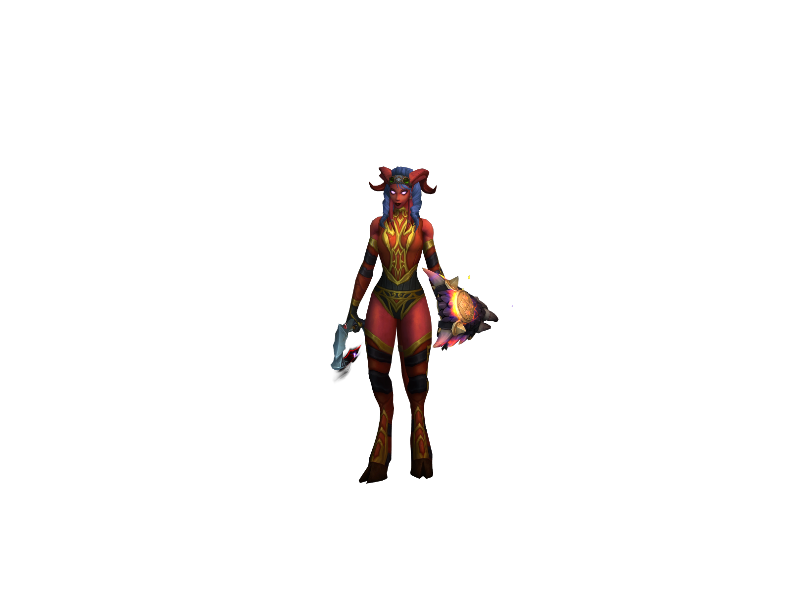 Synri 3D character render