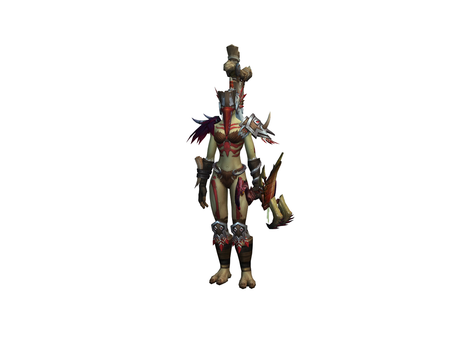 Majinbow 3D character render