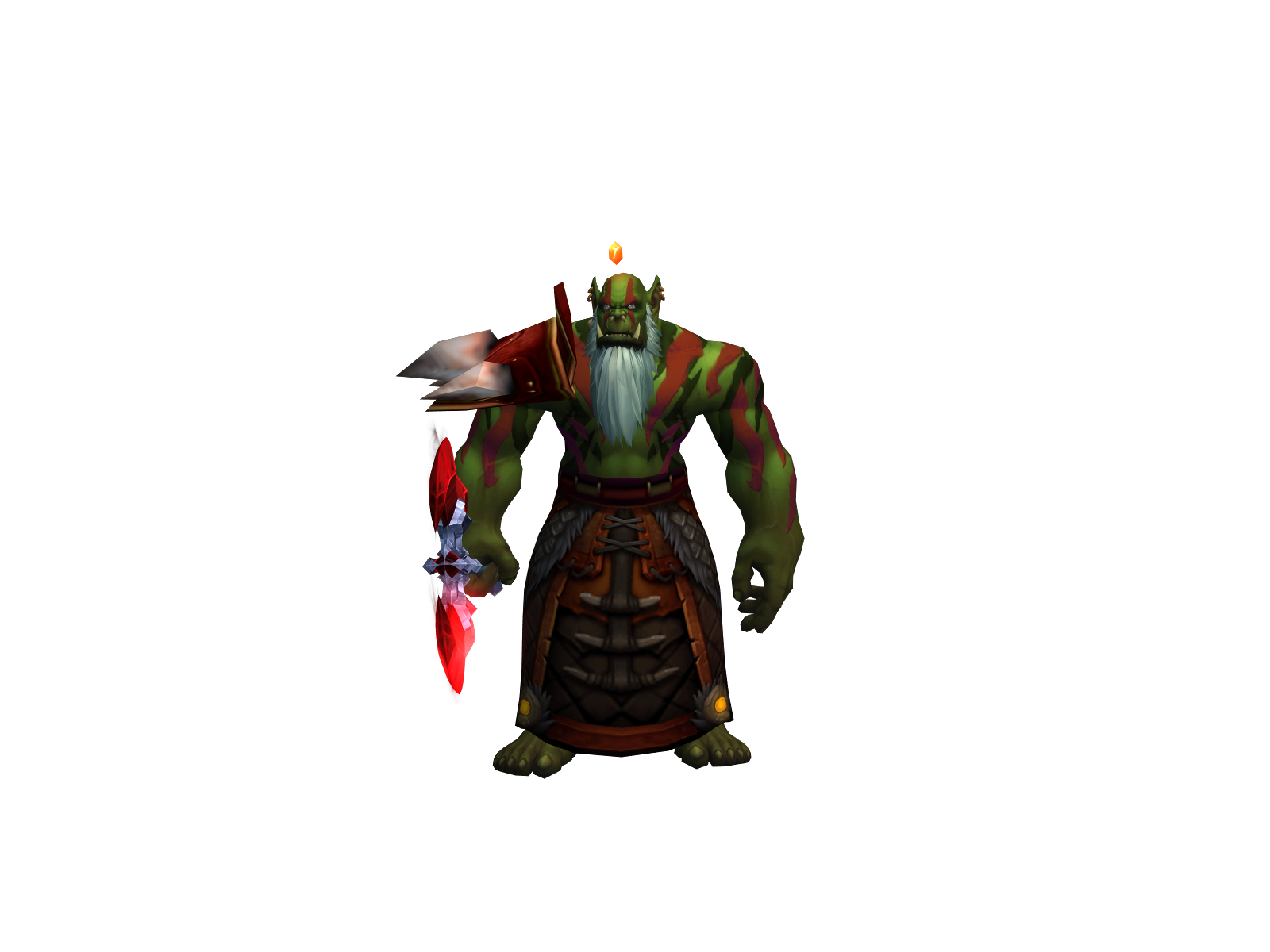 Semispinalis 3D character render