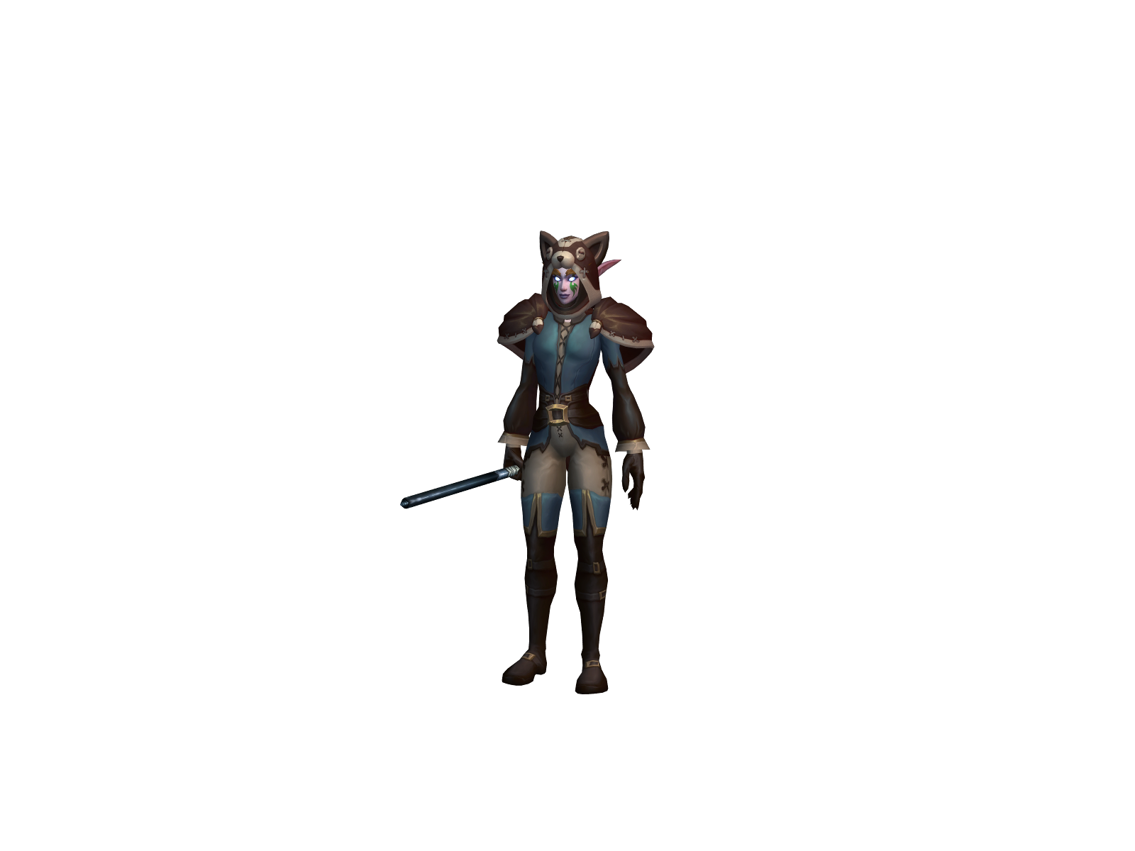 Ppcocaine 3D character render