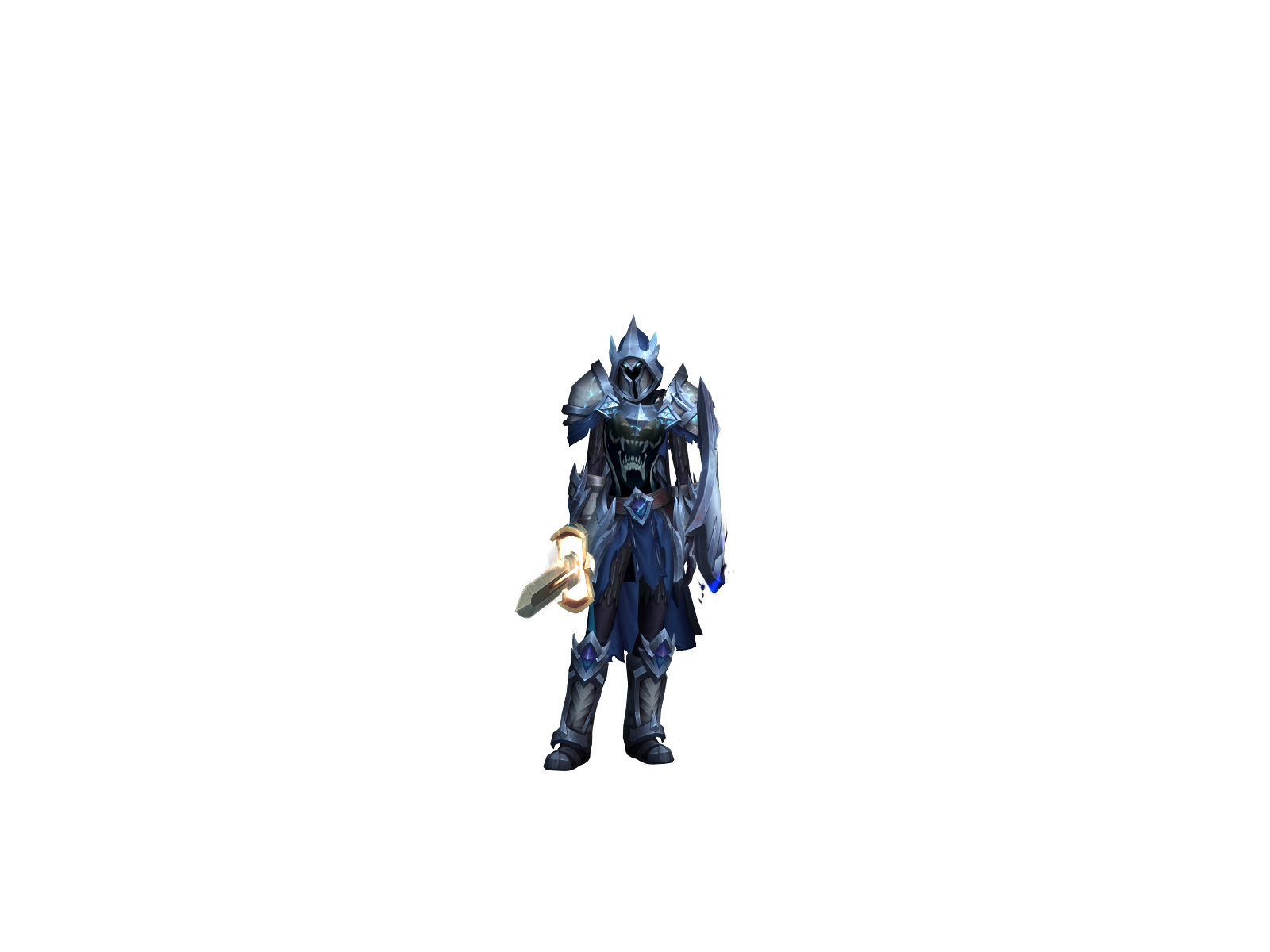 Blauder 3D character render