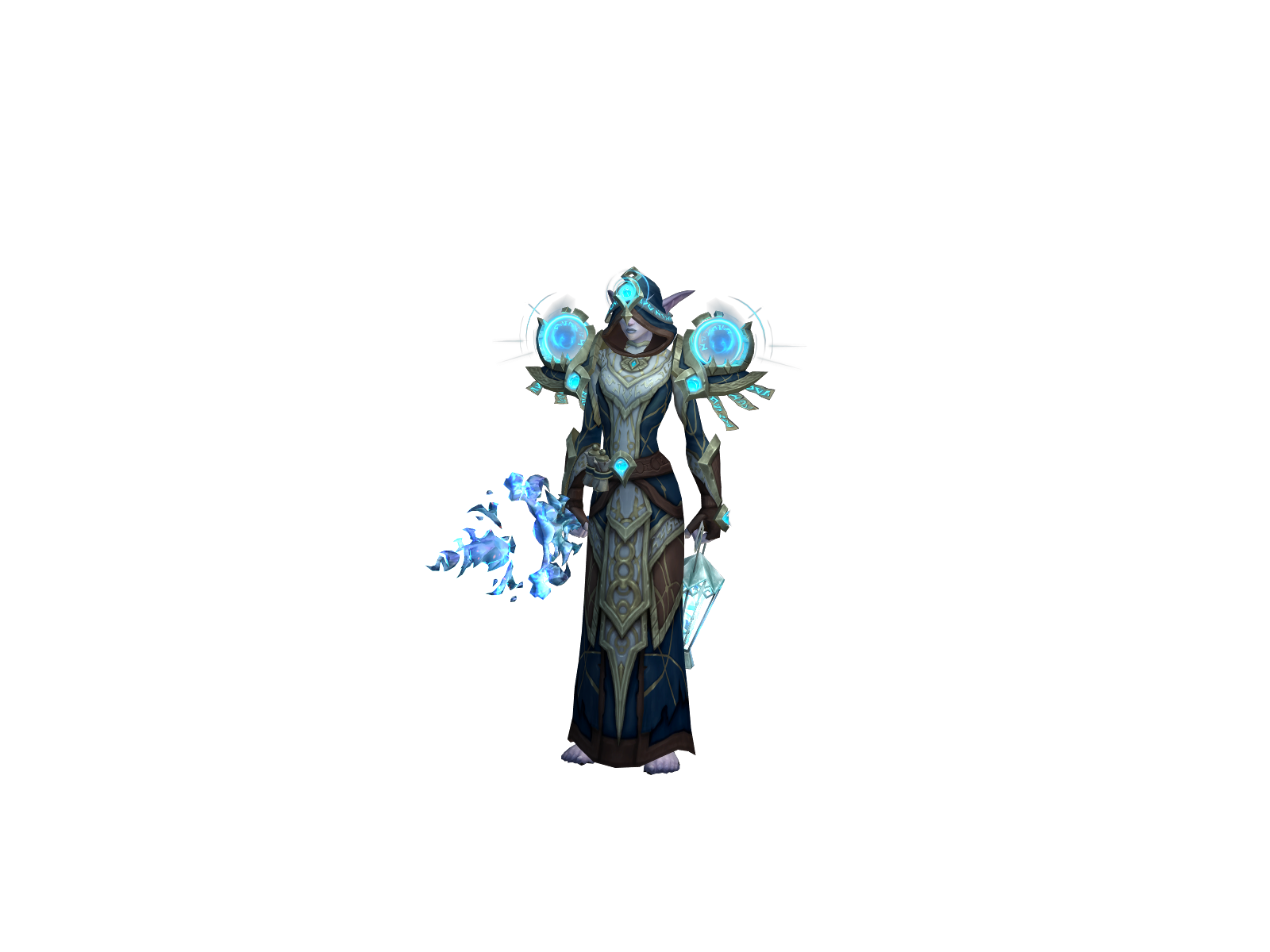 Graupel 3D character render