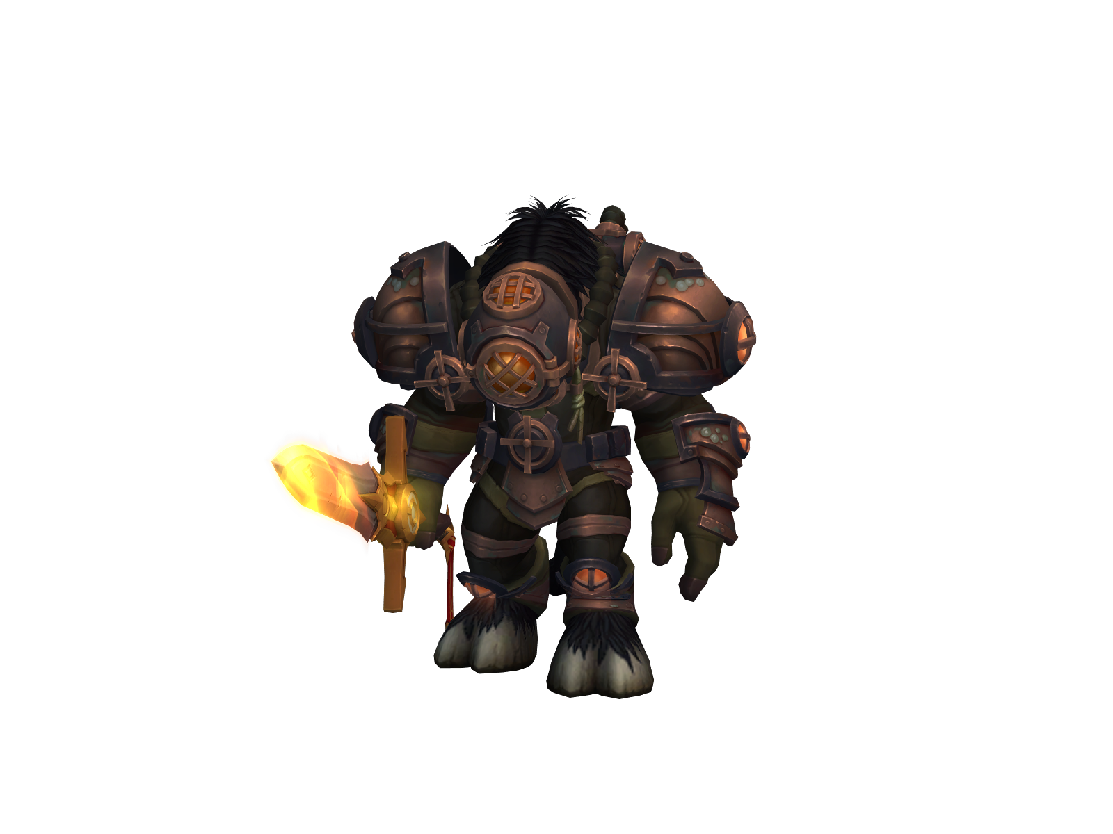 Krumbing 3D character render